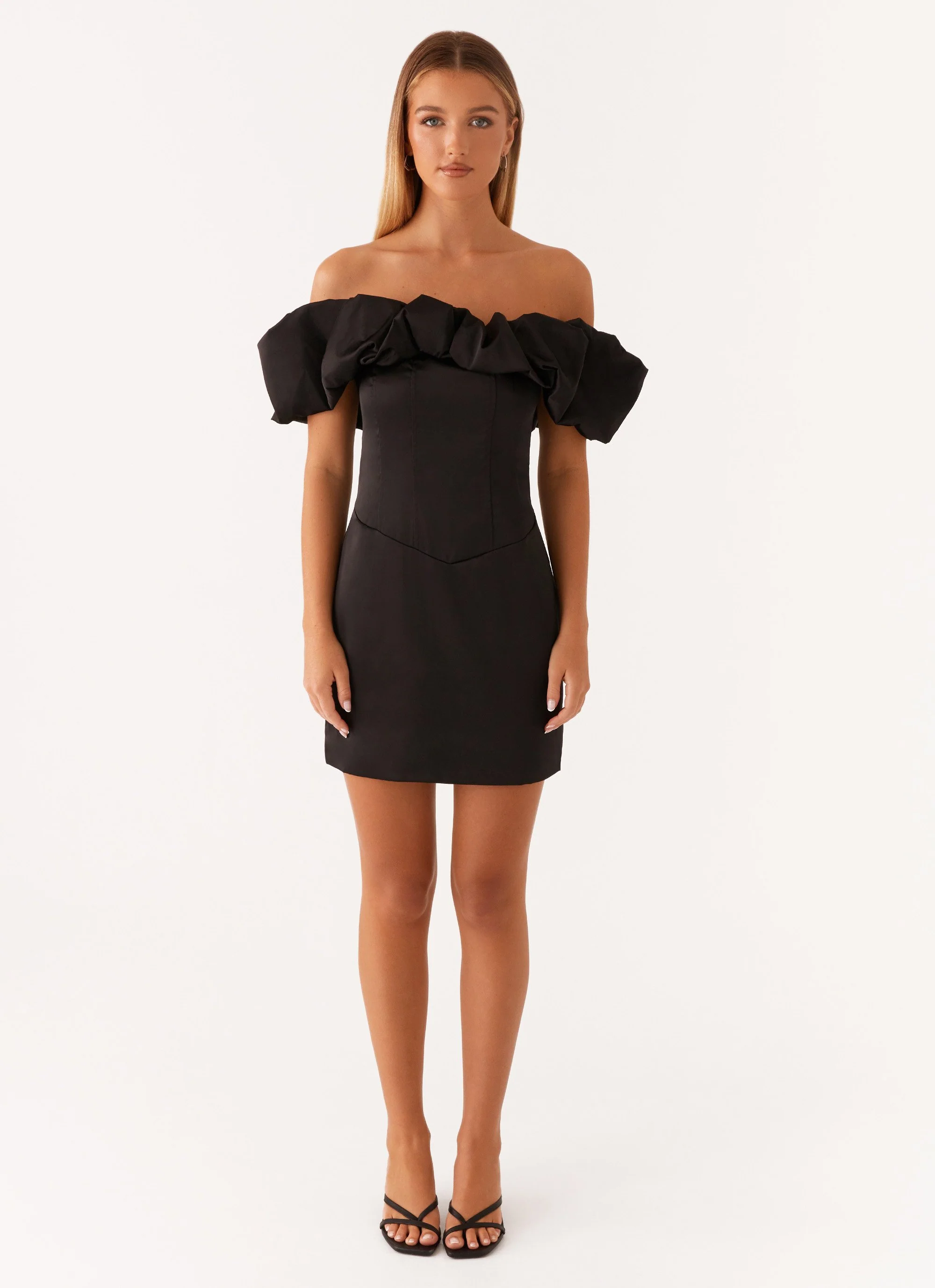Read My Mind Mini Dress - Black - Image 2