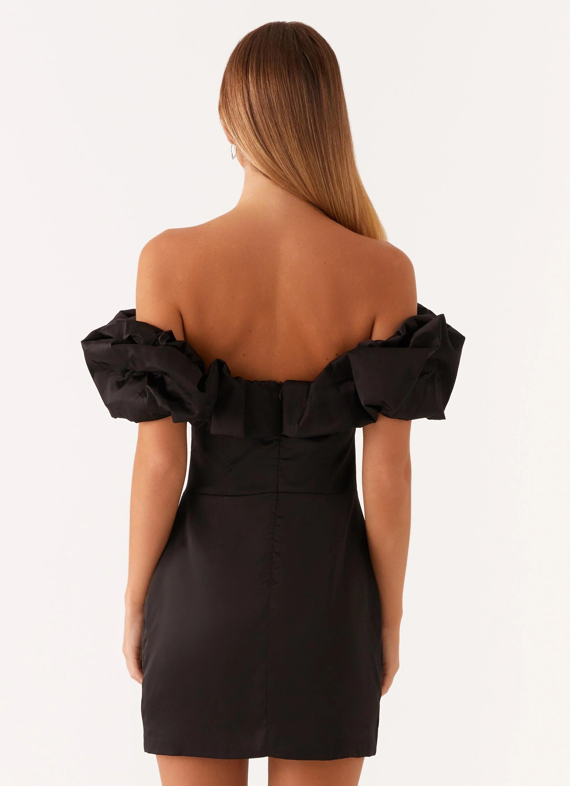 Read My Mind Mini Dress - Black - Image 4