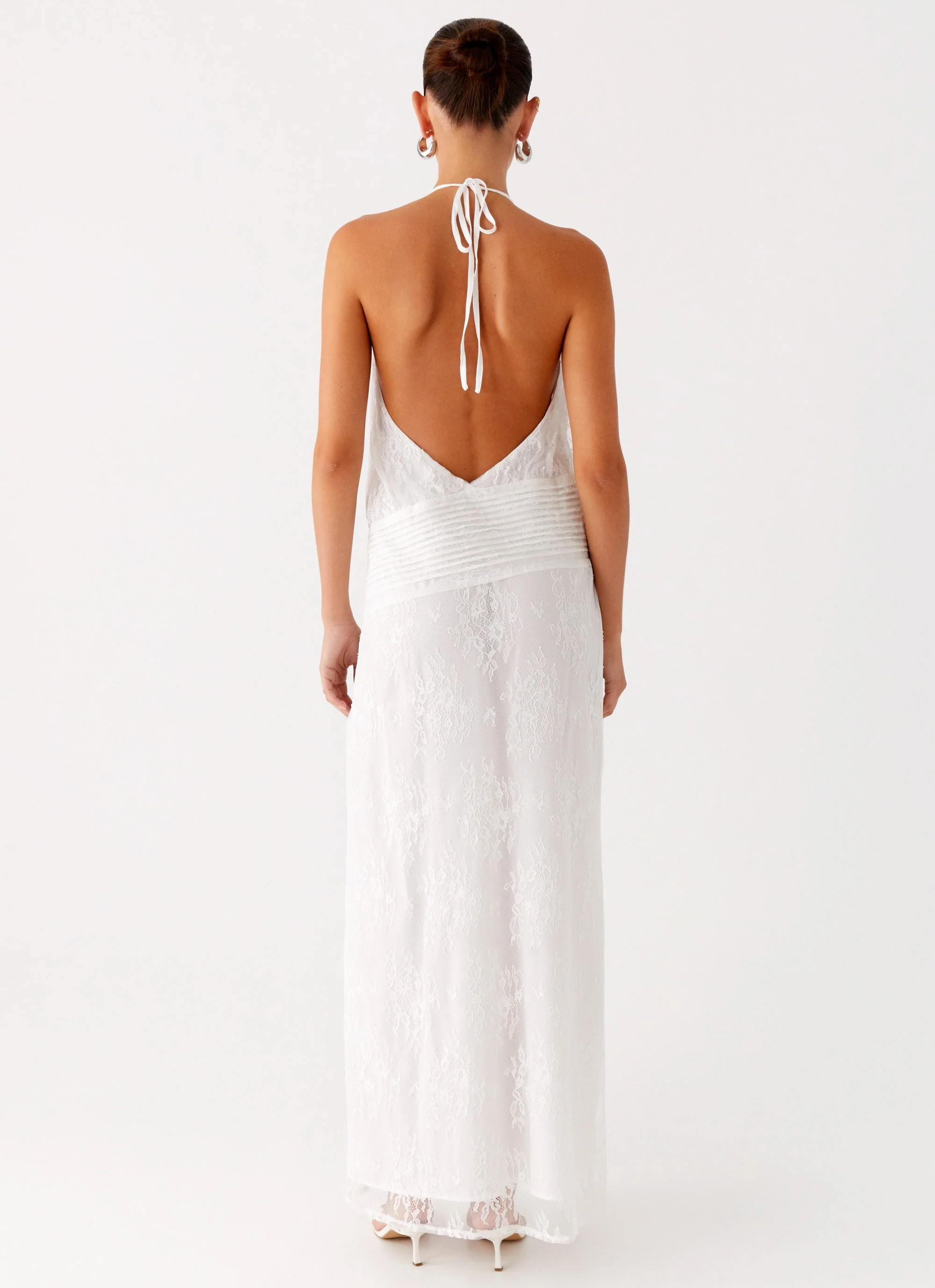 Reinhart Halter Maxi Dress - White - Image 3