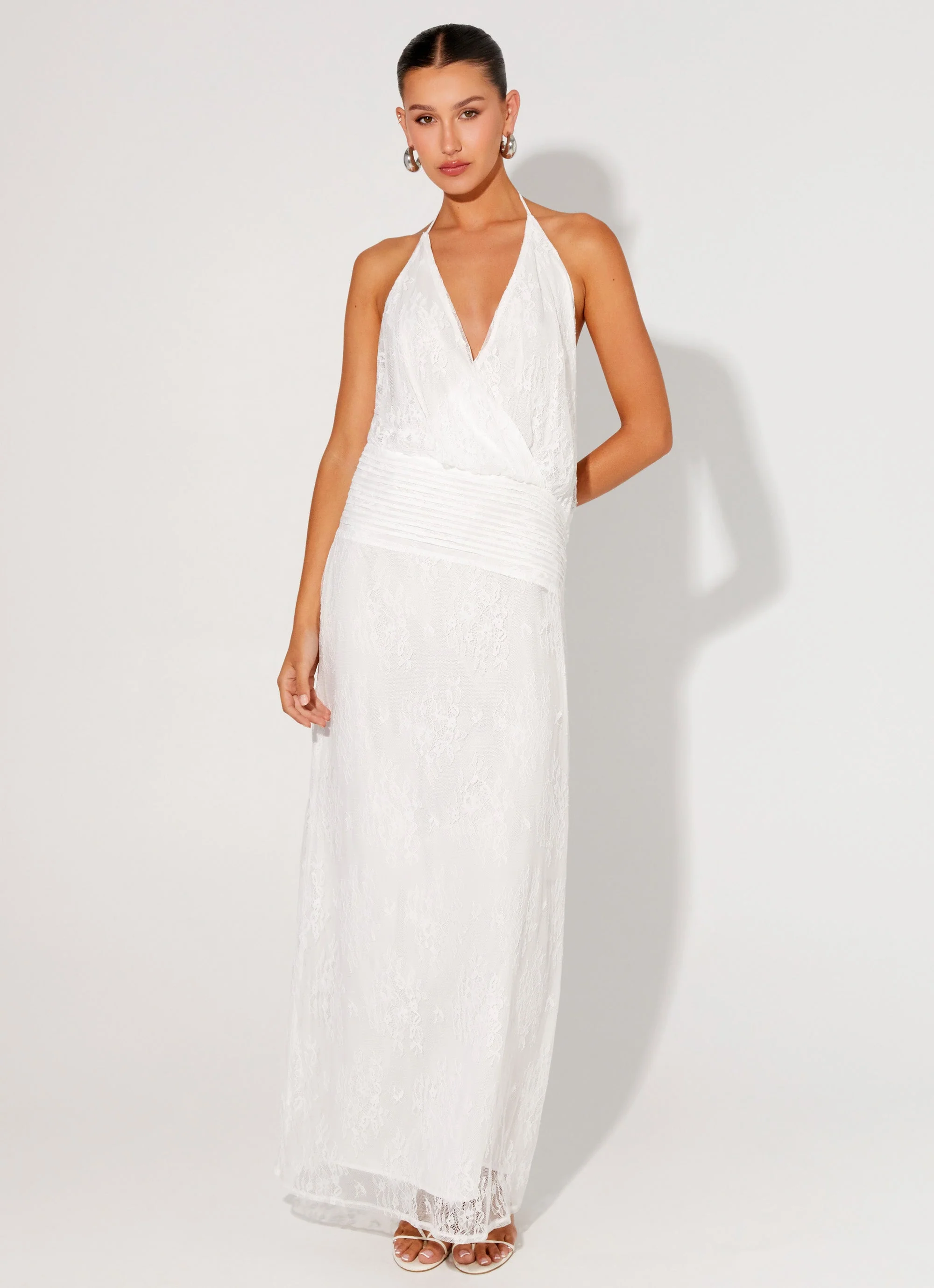 Reinhart Halter Maxi Dress - White - Image 6
