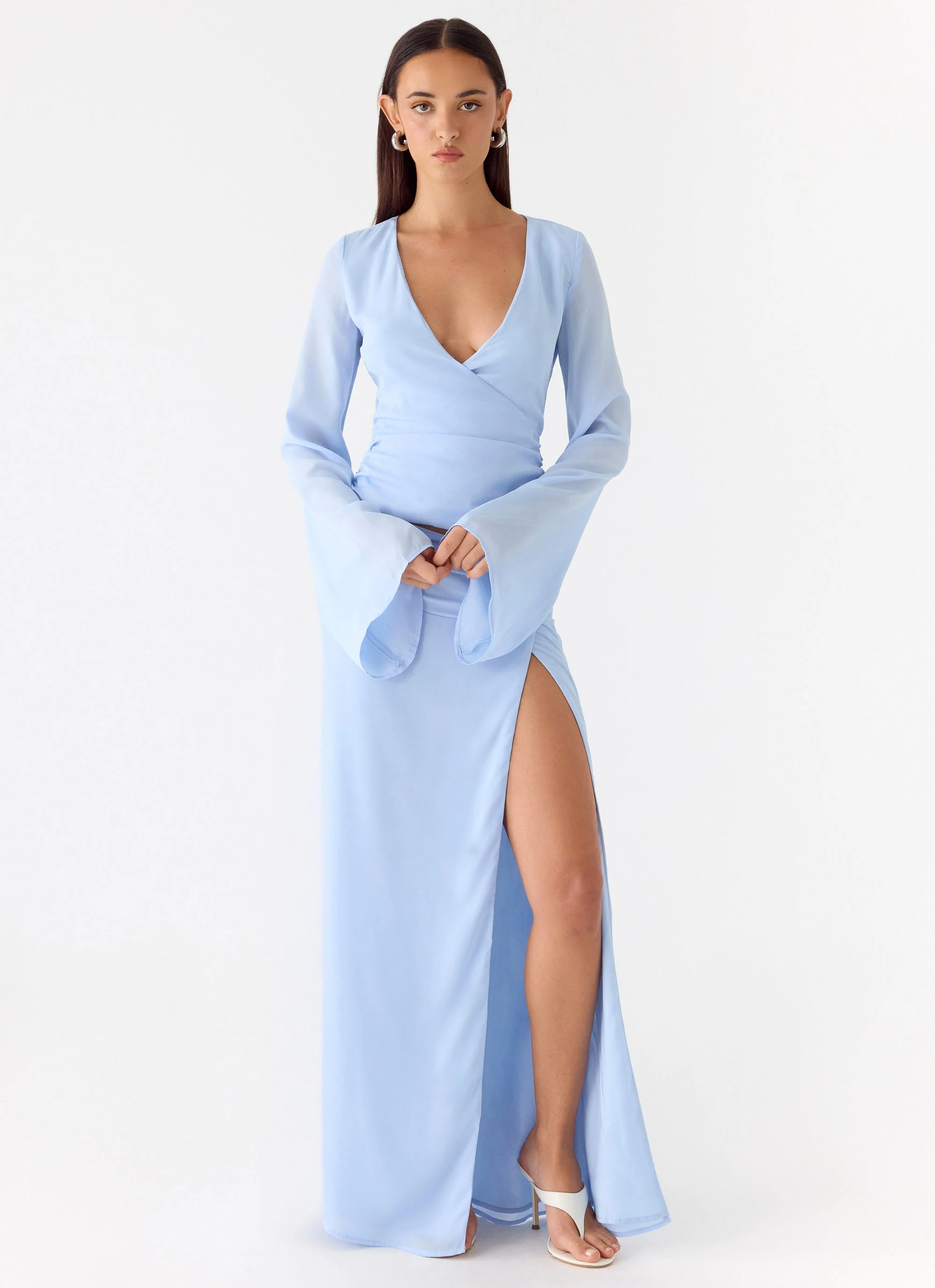 Remee Maxi Skirt - Blue - Image 6