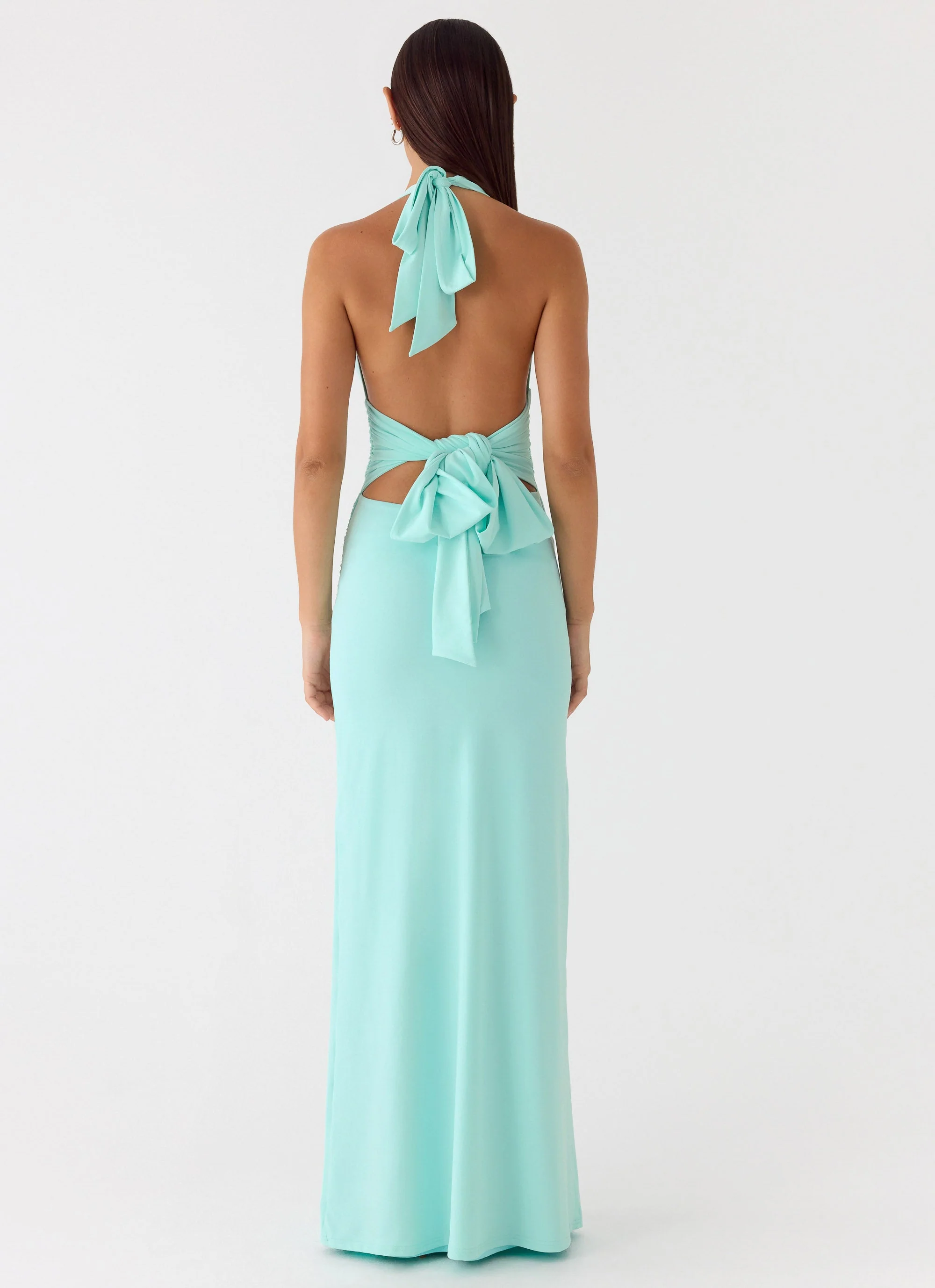 Rhia Halter Maxi Dress - Mint - Image 3