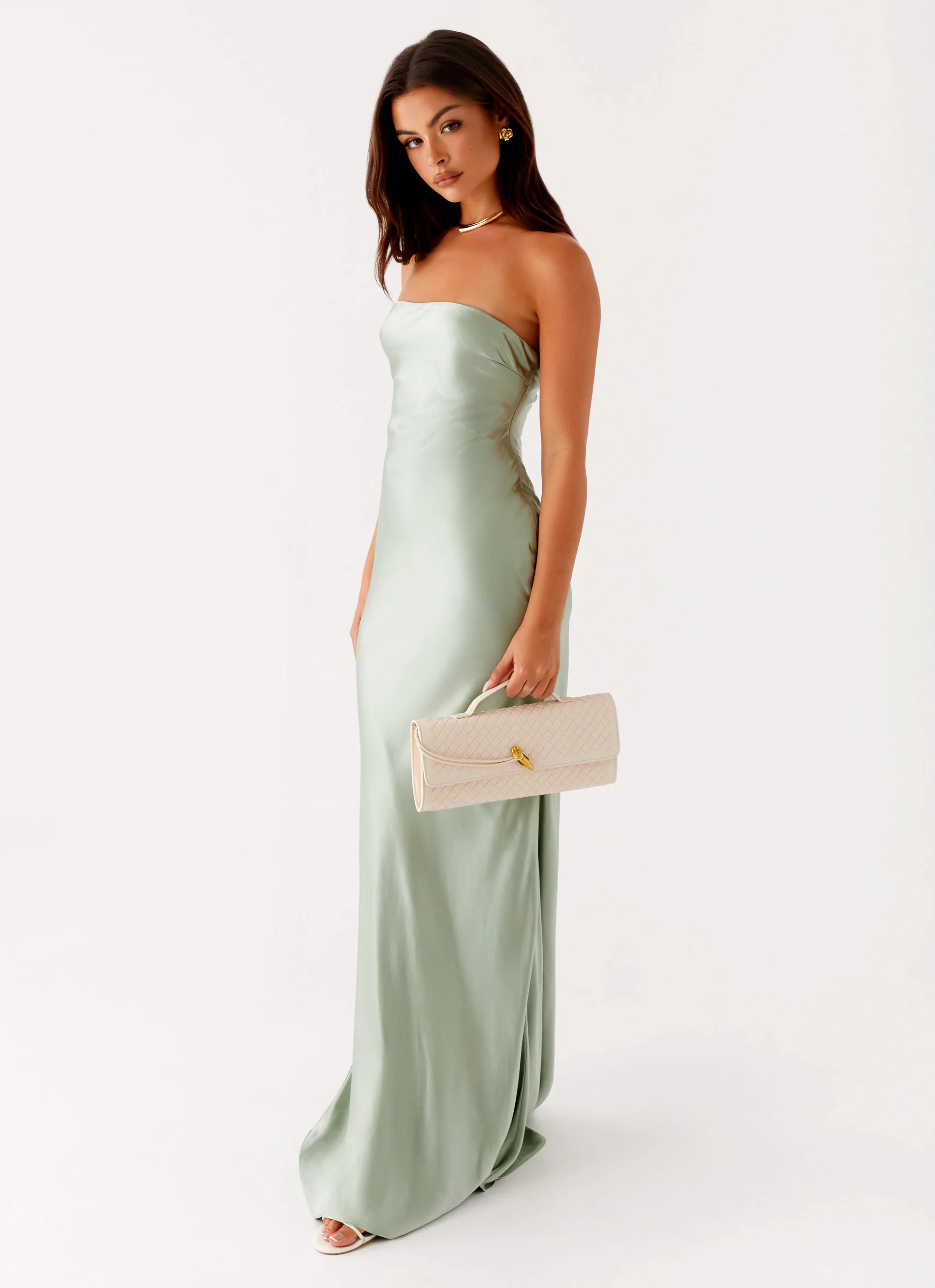 Riona Clutch Bag - Ivory - Image 2