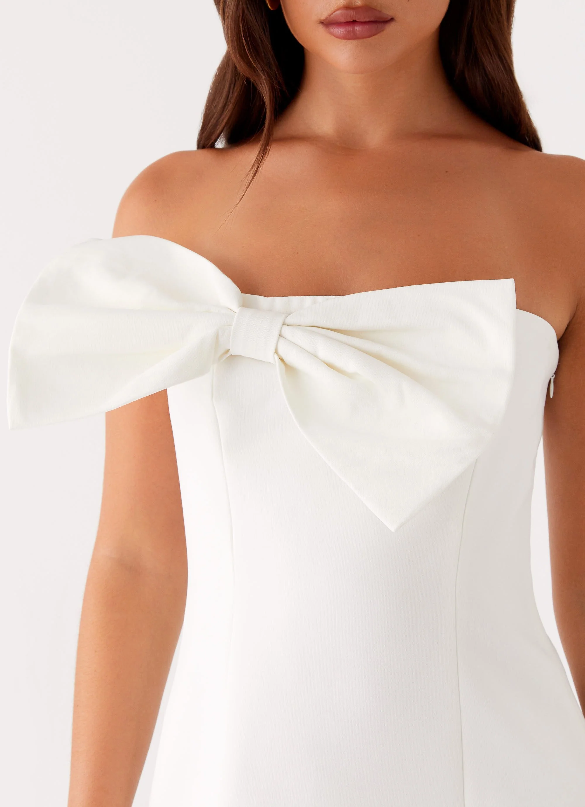 Riva Mini Dress - White - Image 6