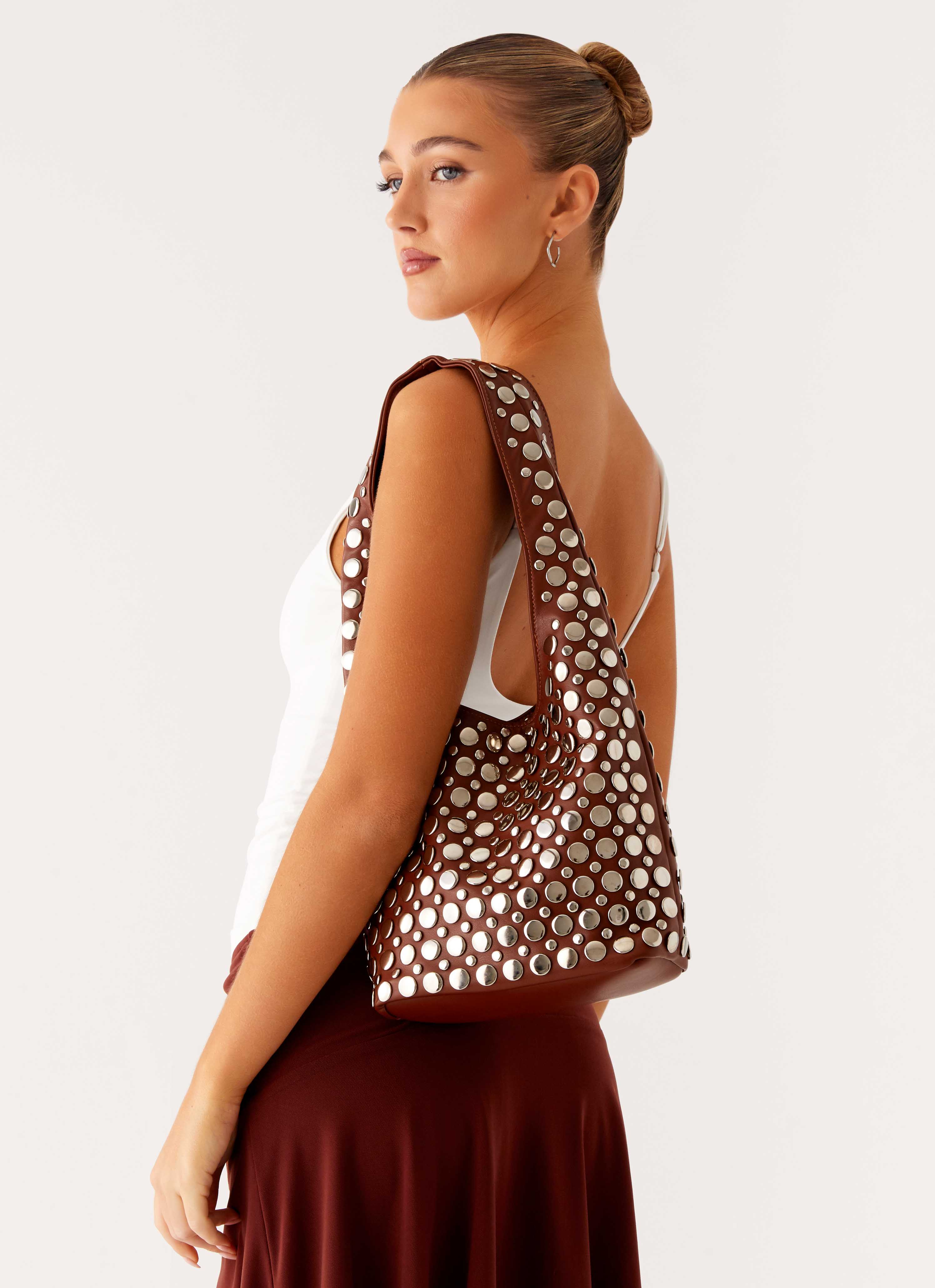 Rocky Shoulder Bag - Brown - Image 3
