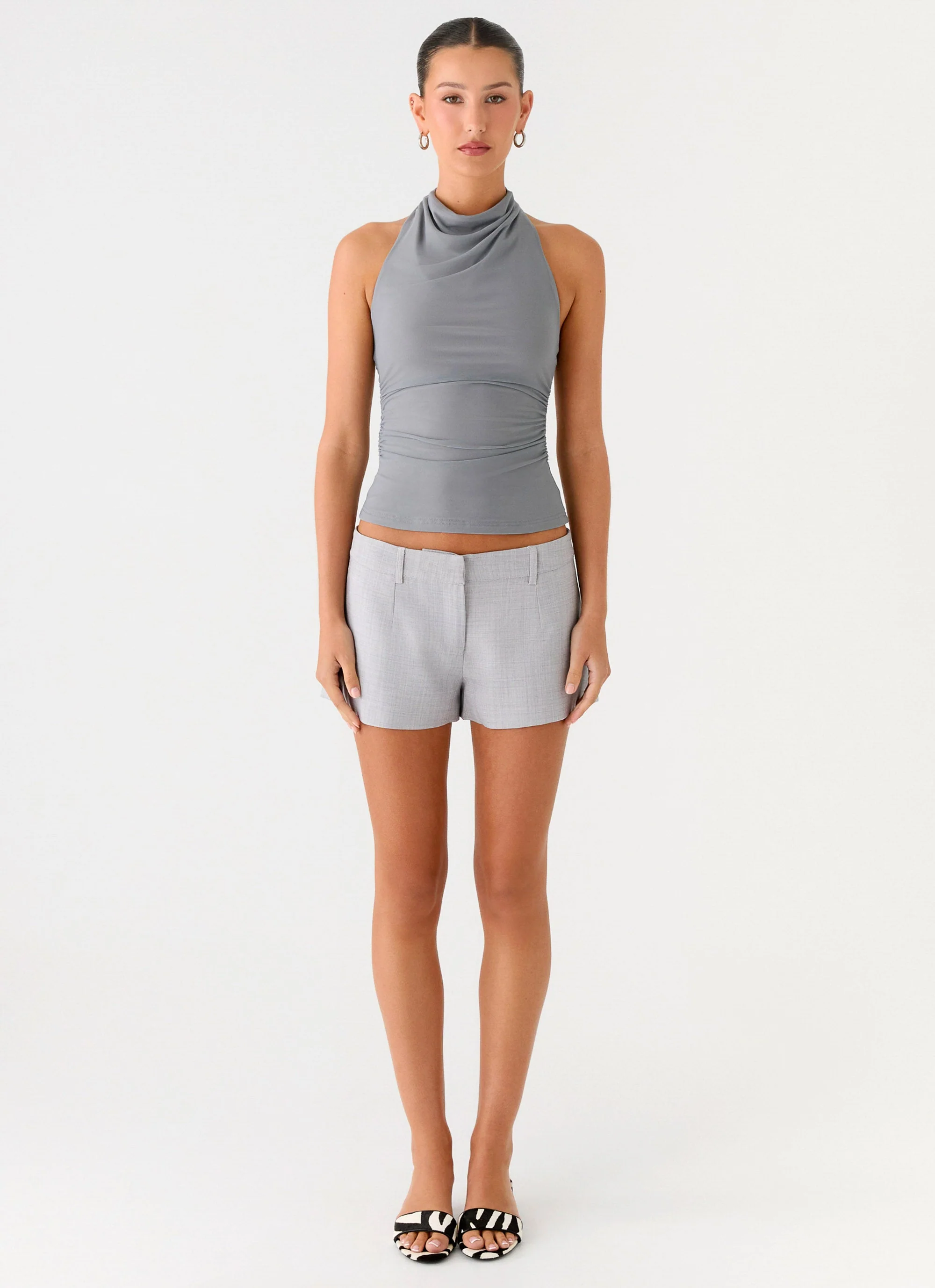 Rosana Halter Top - Grey - Image 2