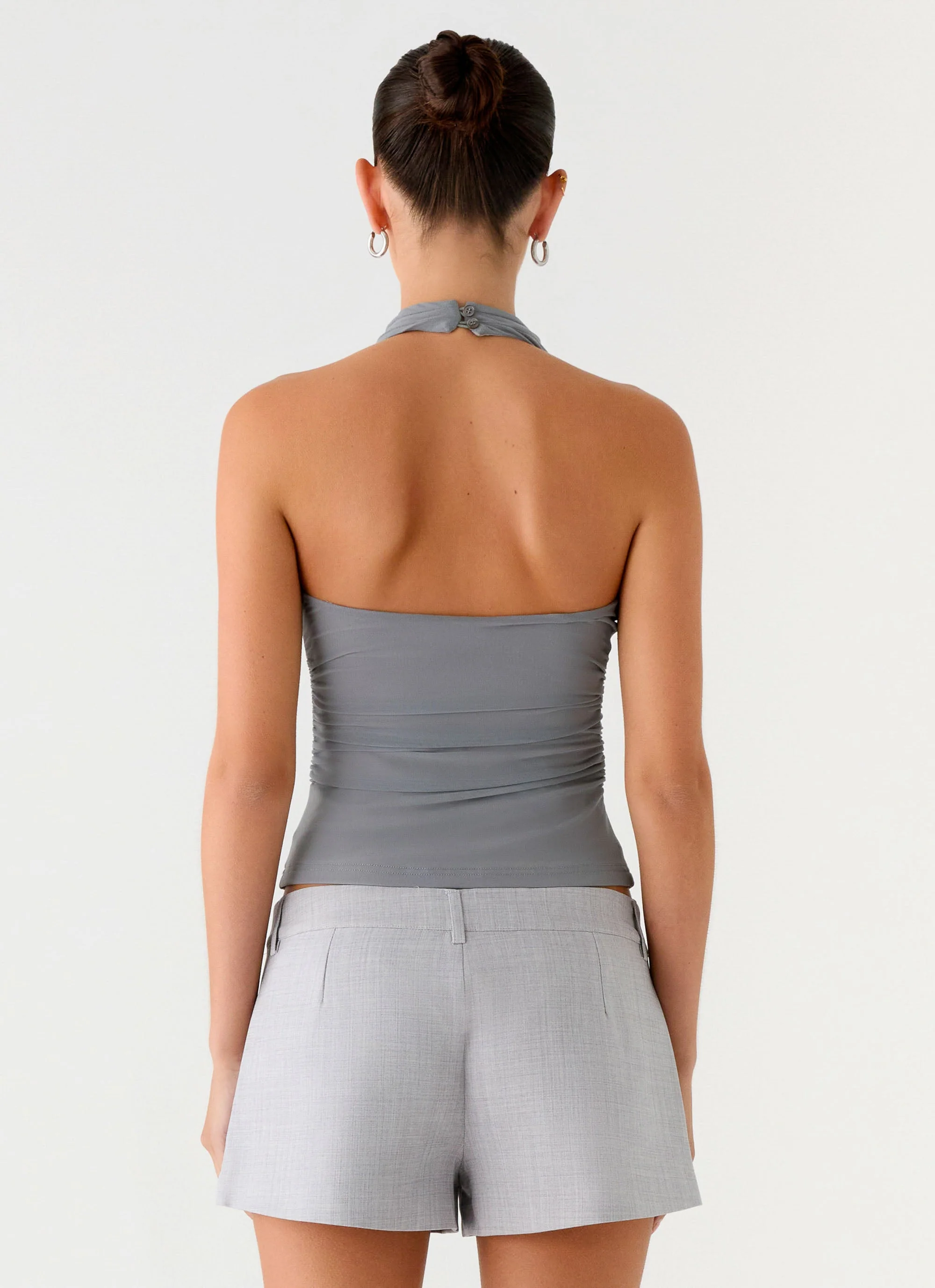 Rosana Halter Top - Grey - Image 4