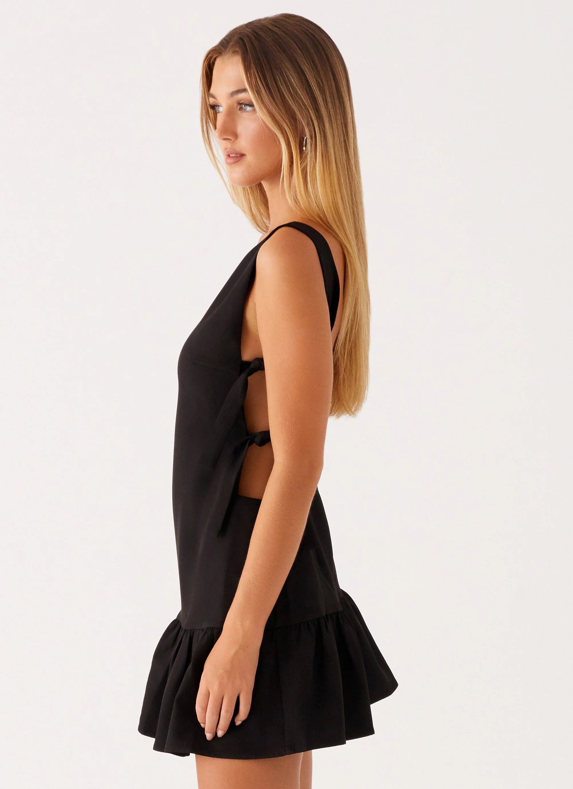 Roux Mini Dress - Black - Image 3