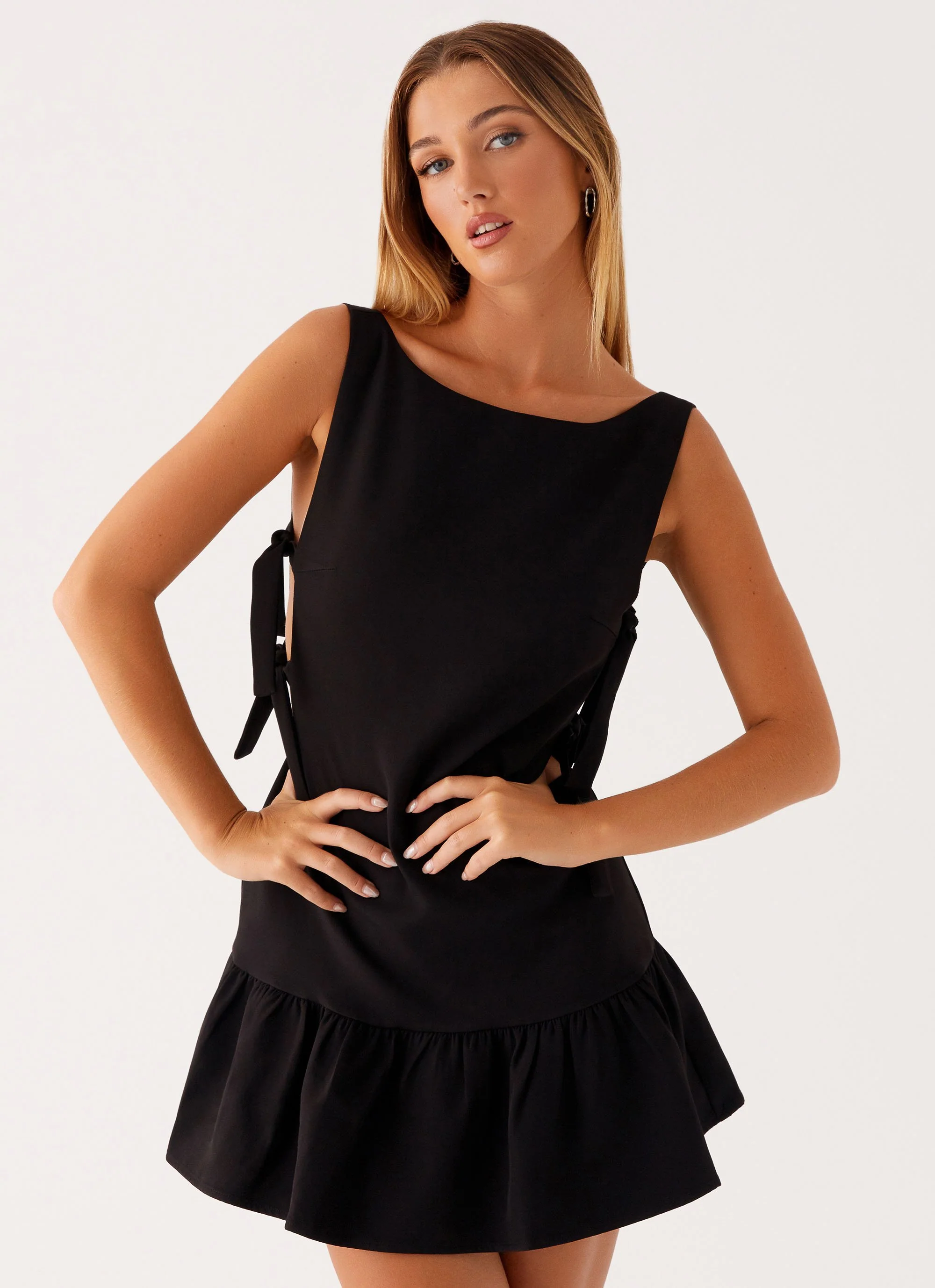Roux Mini Dress - Black - Image 5