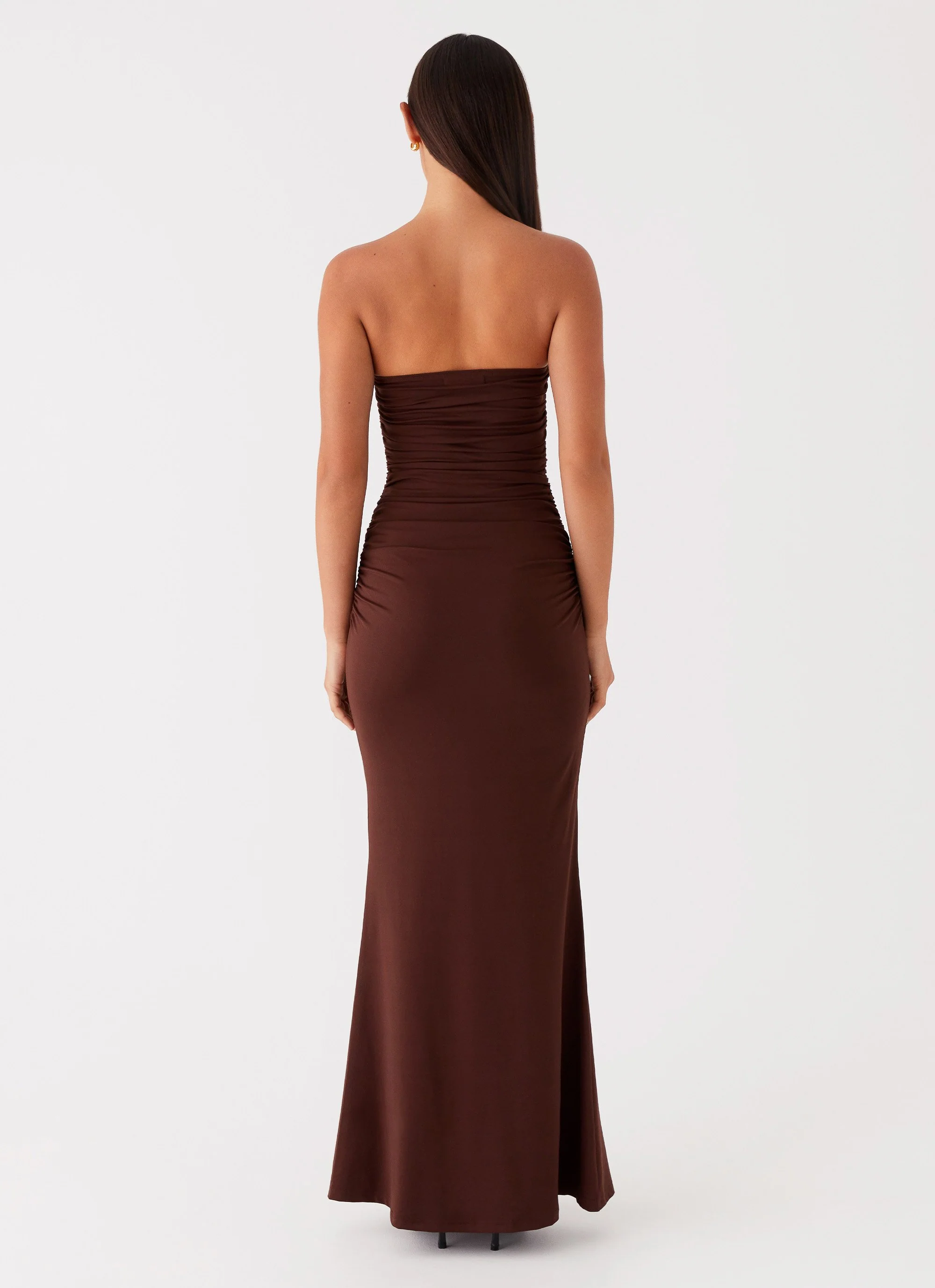 Rudy Maxi Dress - Brown - Image 4