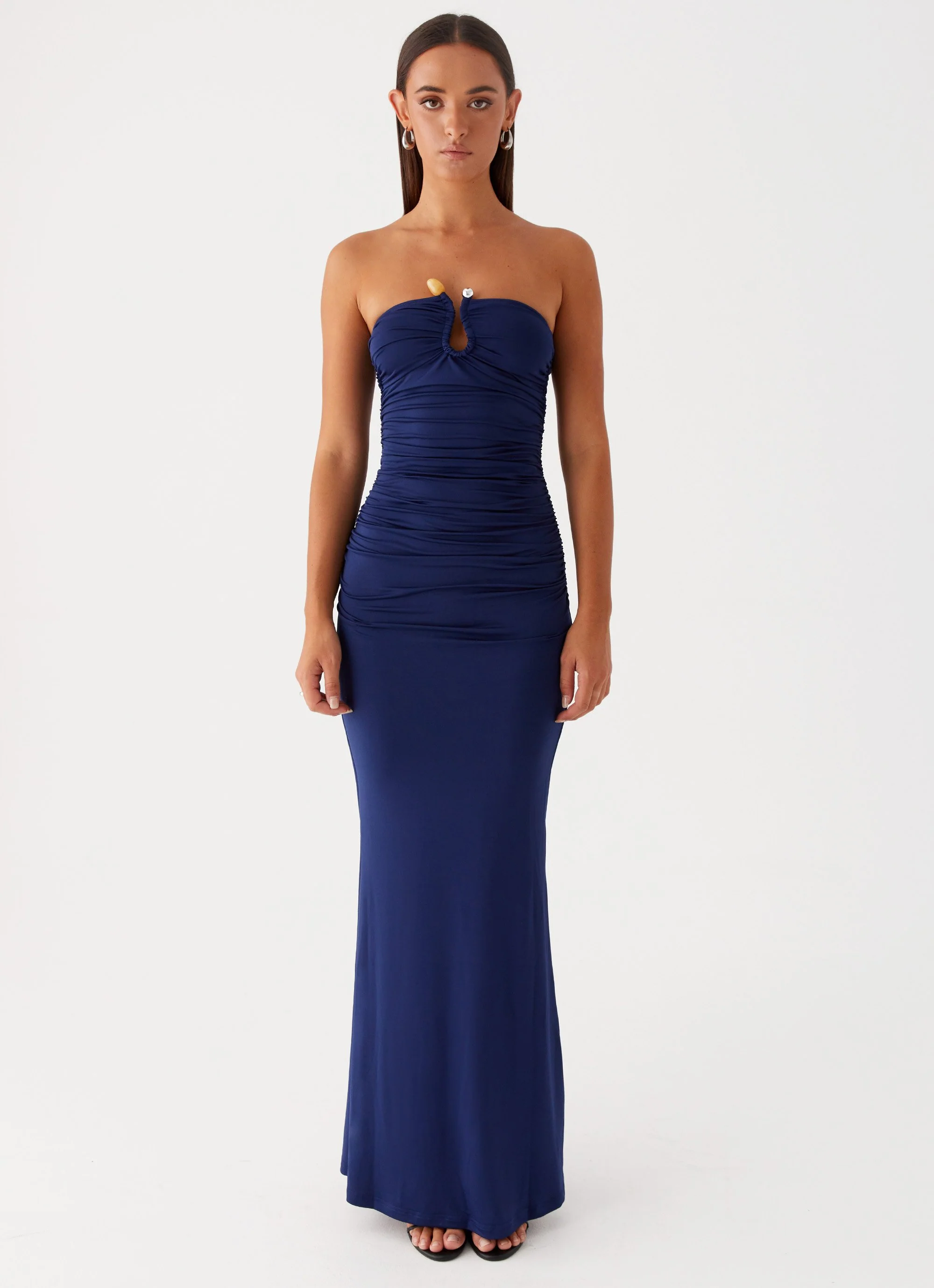 Rudy Maxi Dress - Navy - Image 2