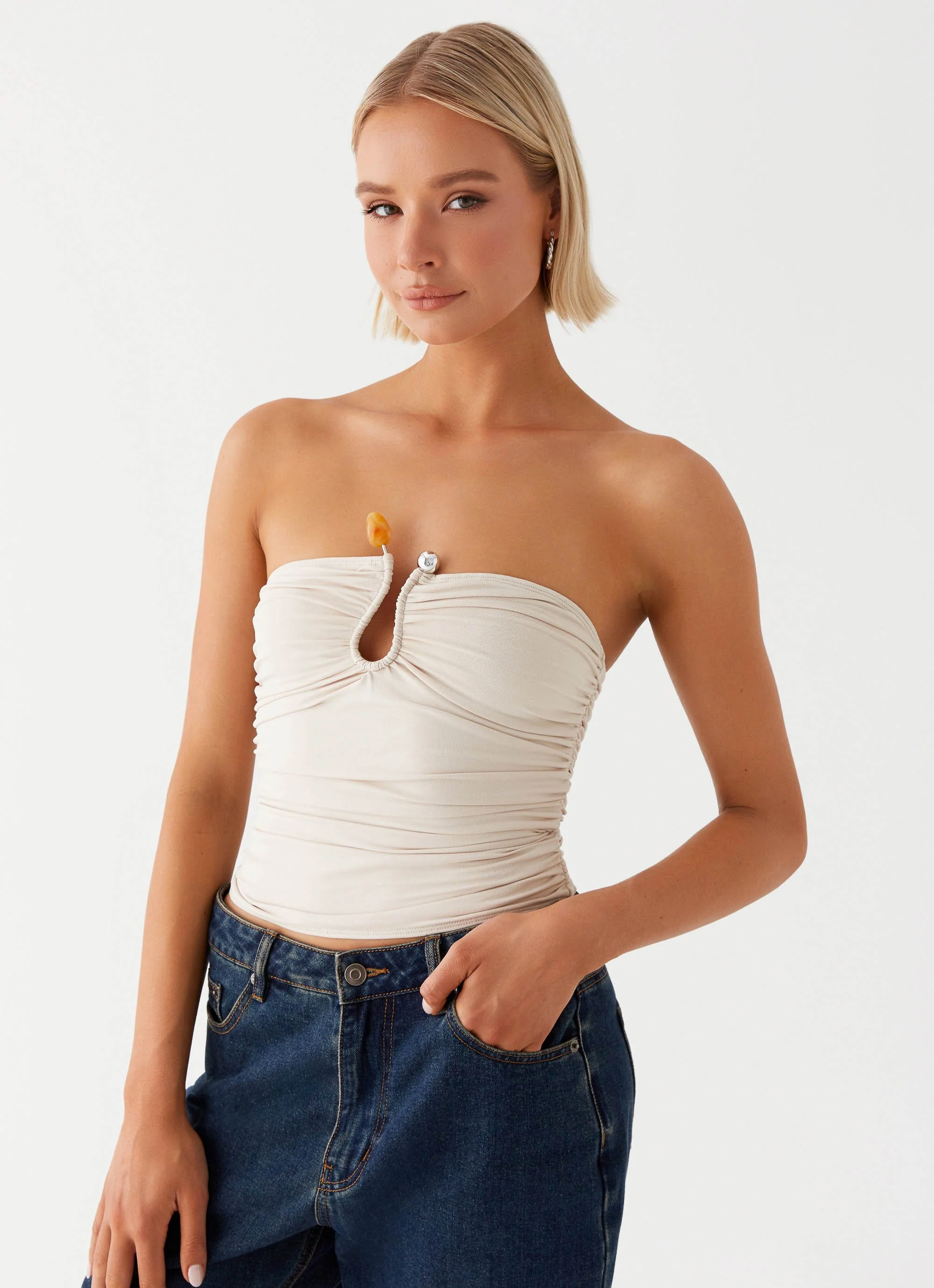 Rudy Tube Top - Ivory - Image 5