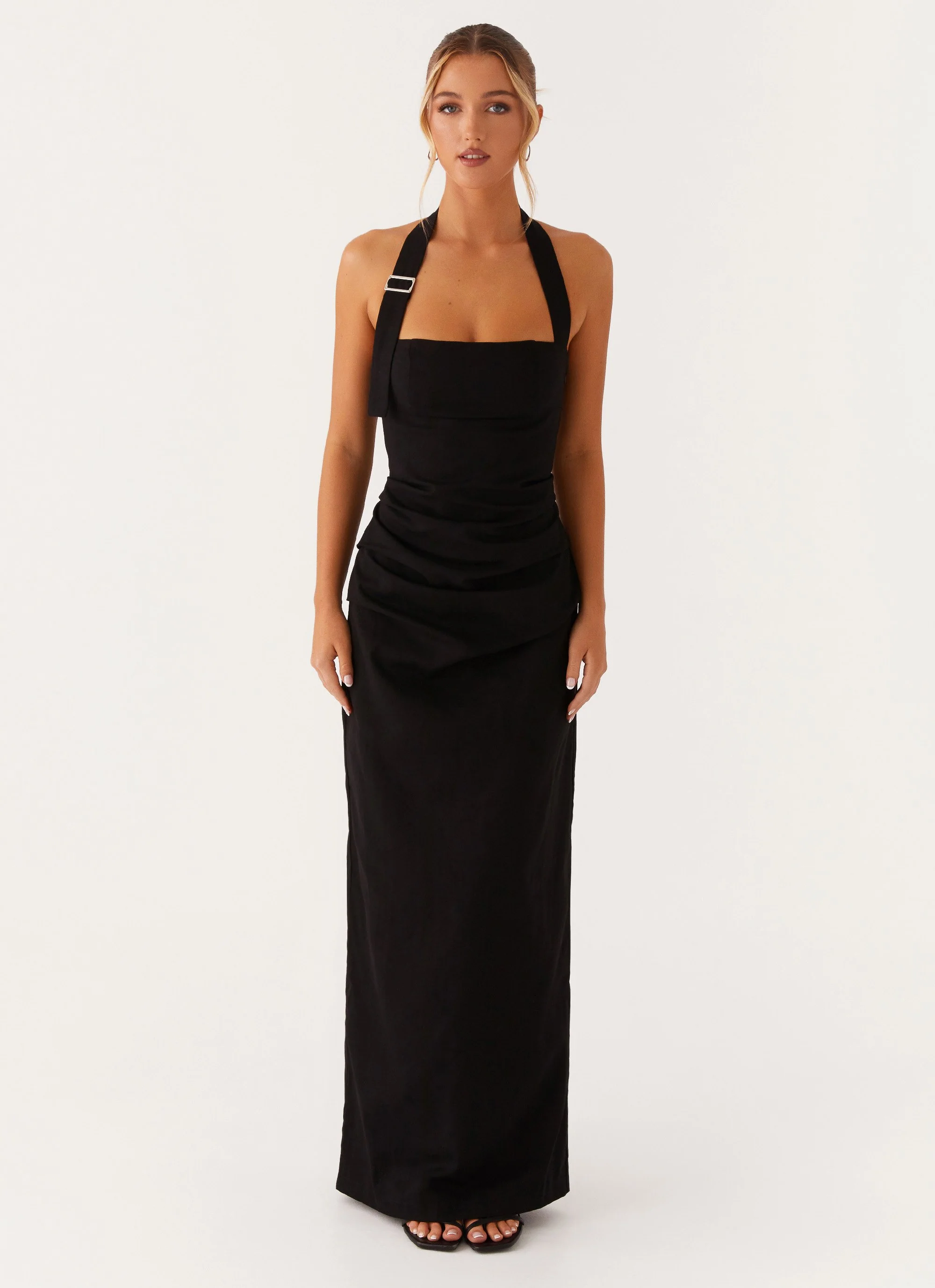 Rumour Has it Maxi Dress - Black - Image 2