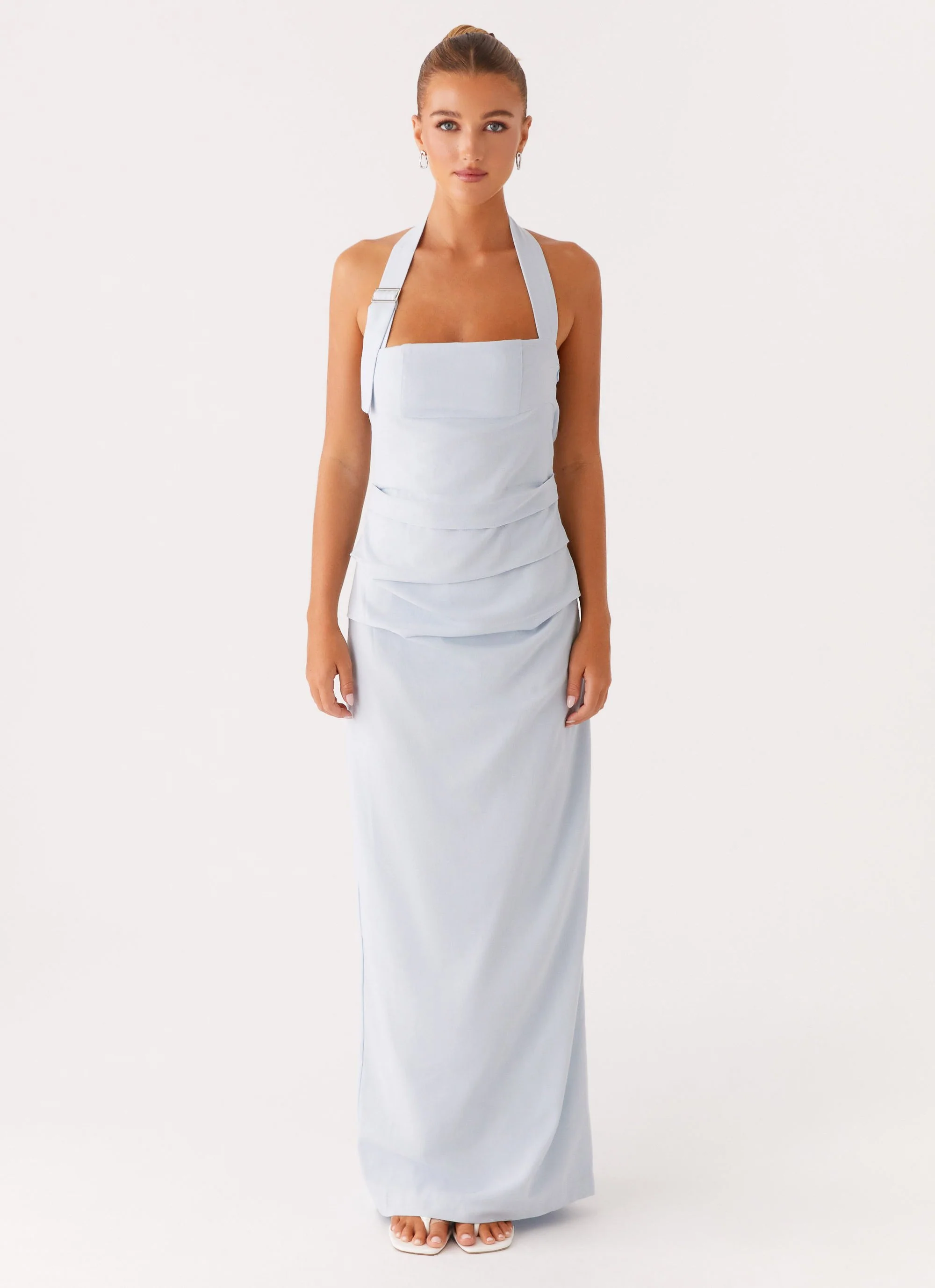 Rumour Has it Maxi Dress - Blue - Image 2