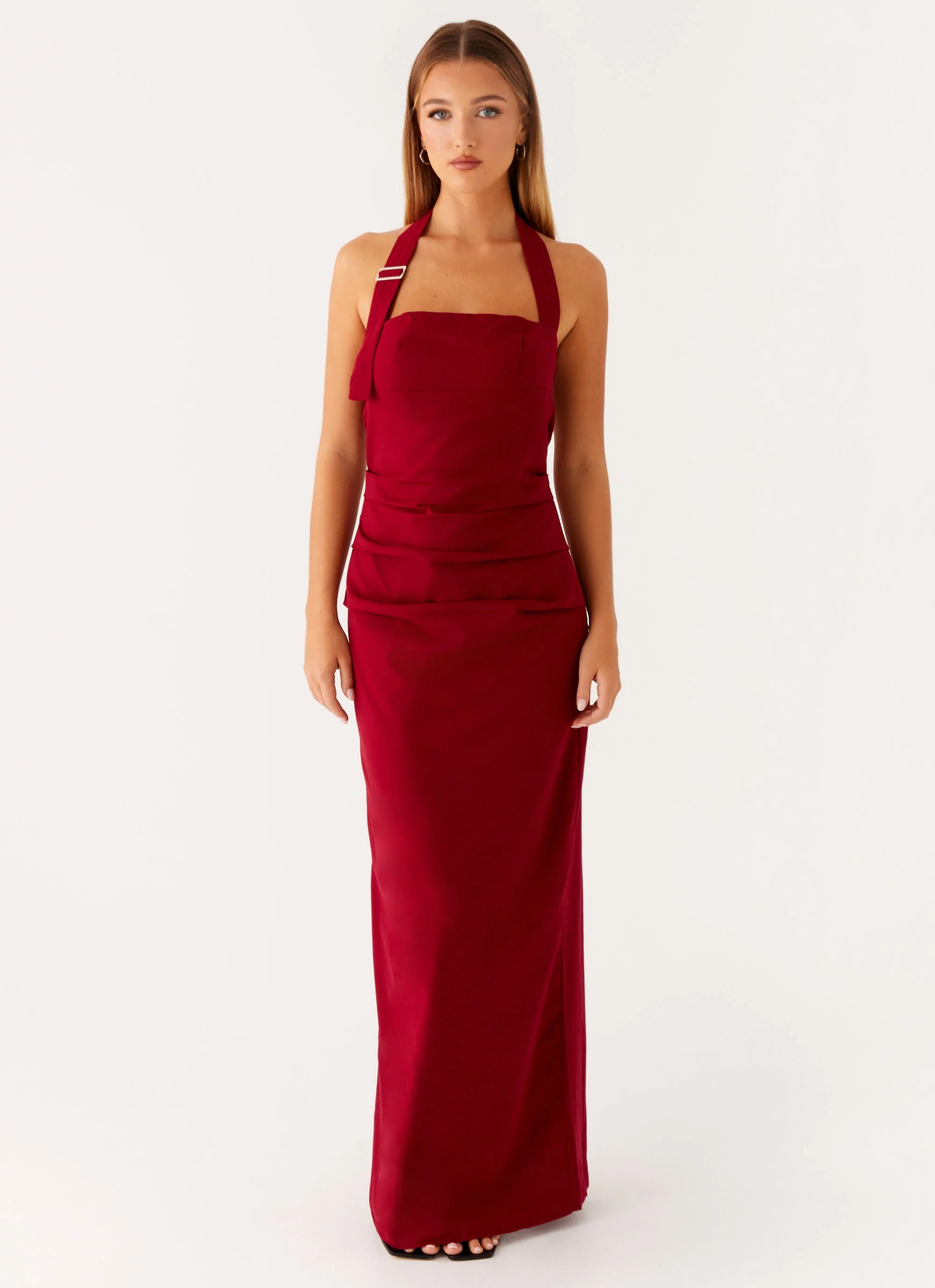 Rumour Has it Maxi Dress - Red - Image 2