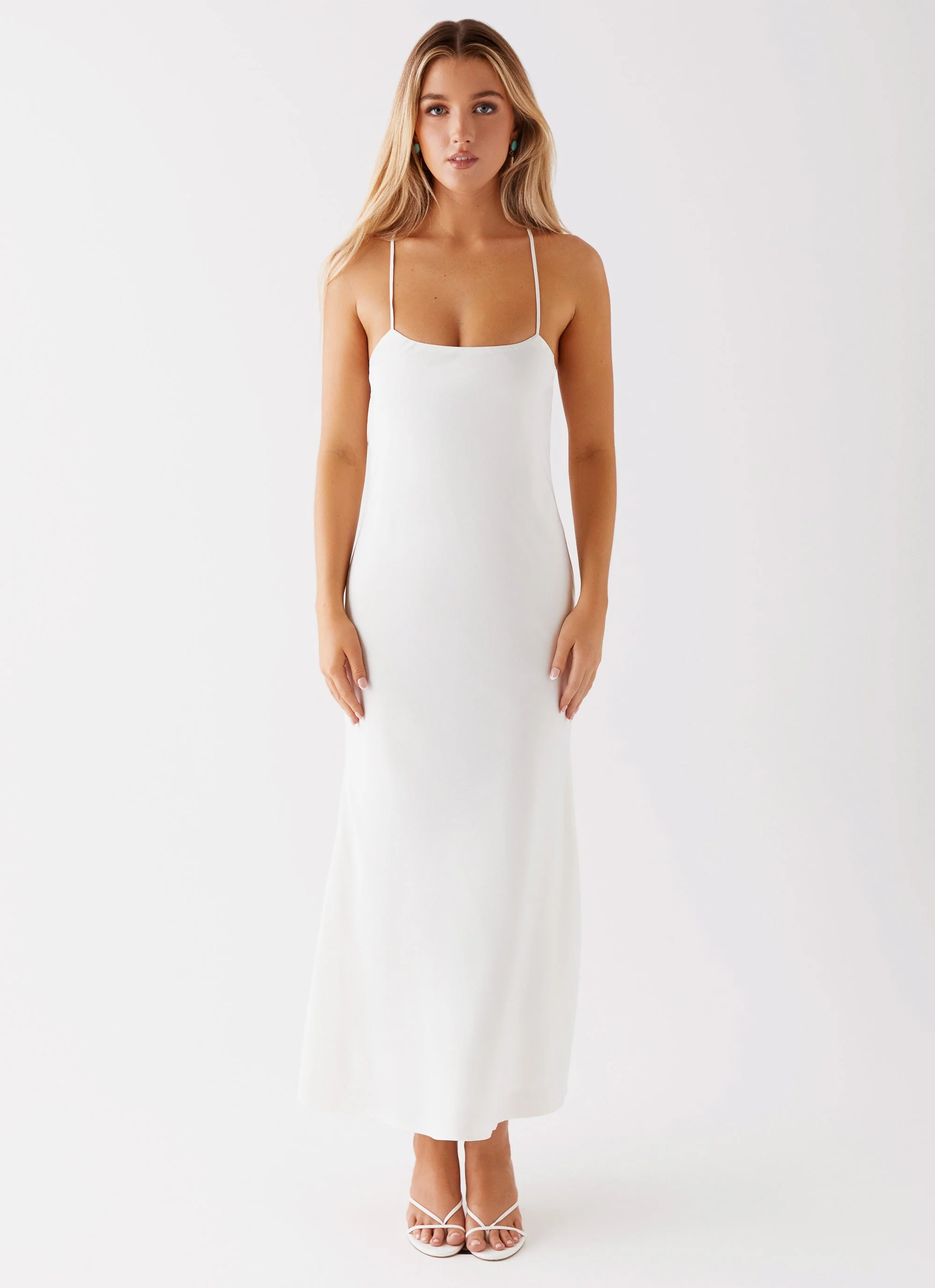 Runway Royalty Maxi Dress - White - Image 4