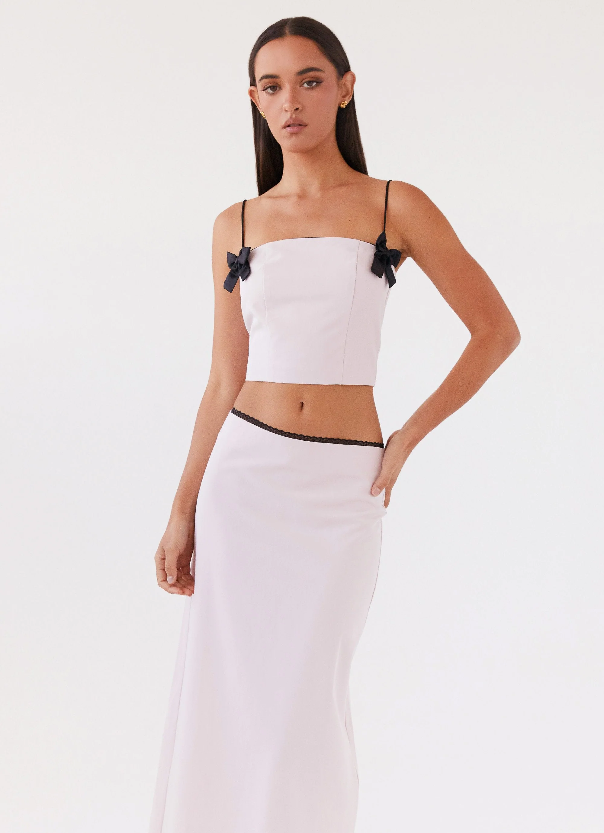 Rushing Back Crop Top - Mauve - Image 2