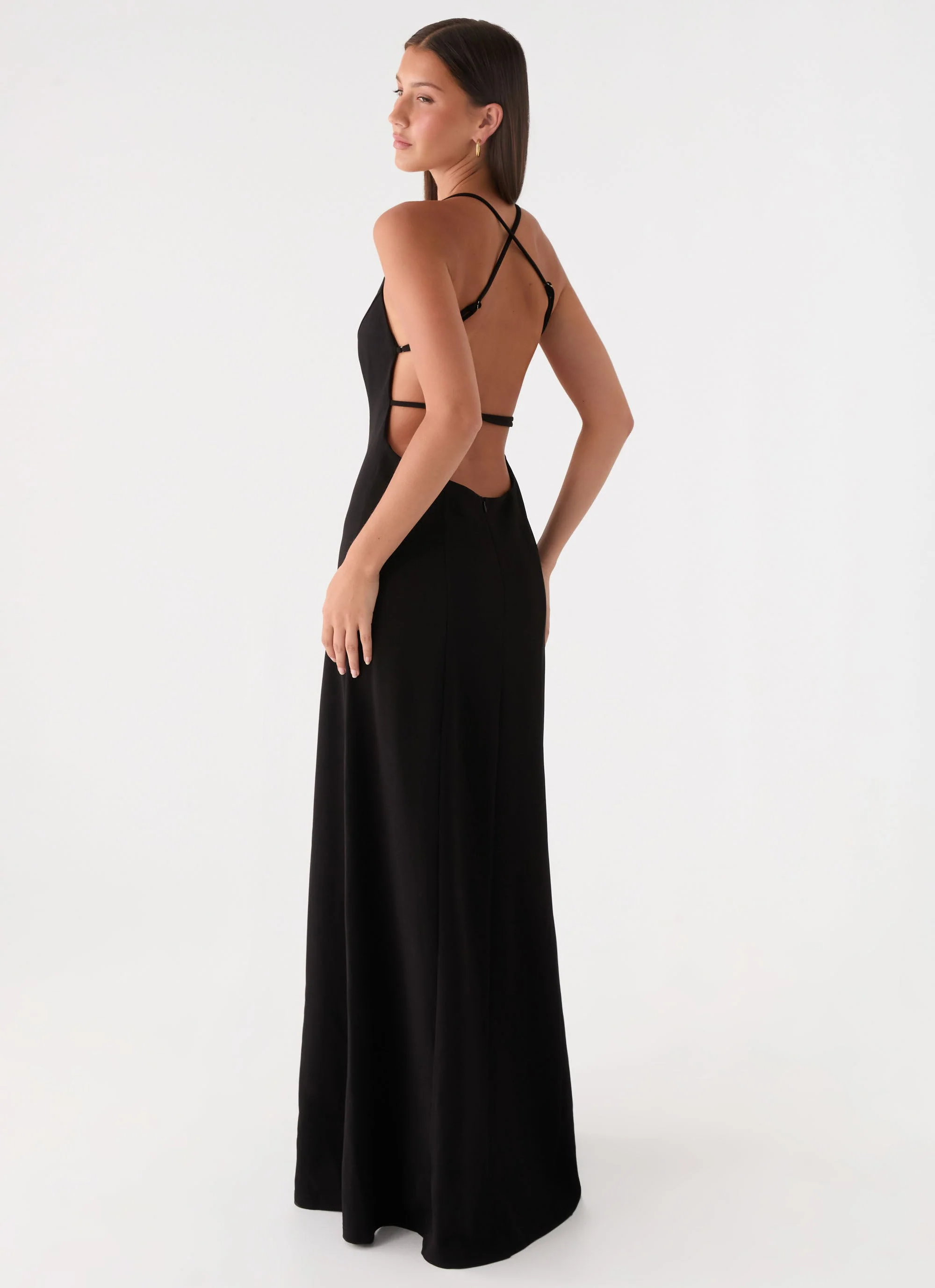 Russian Roulette Maxi Dress - Black - Image 6