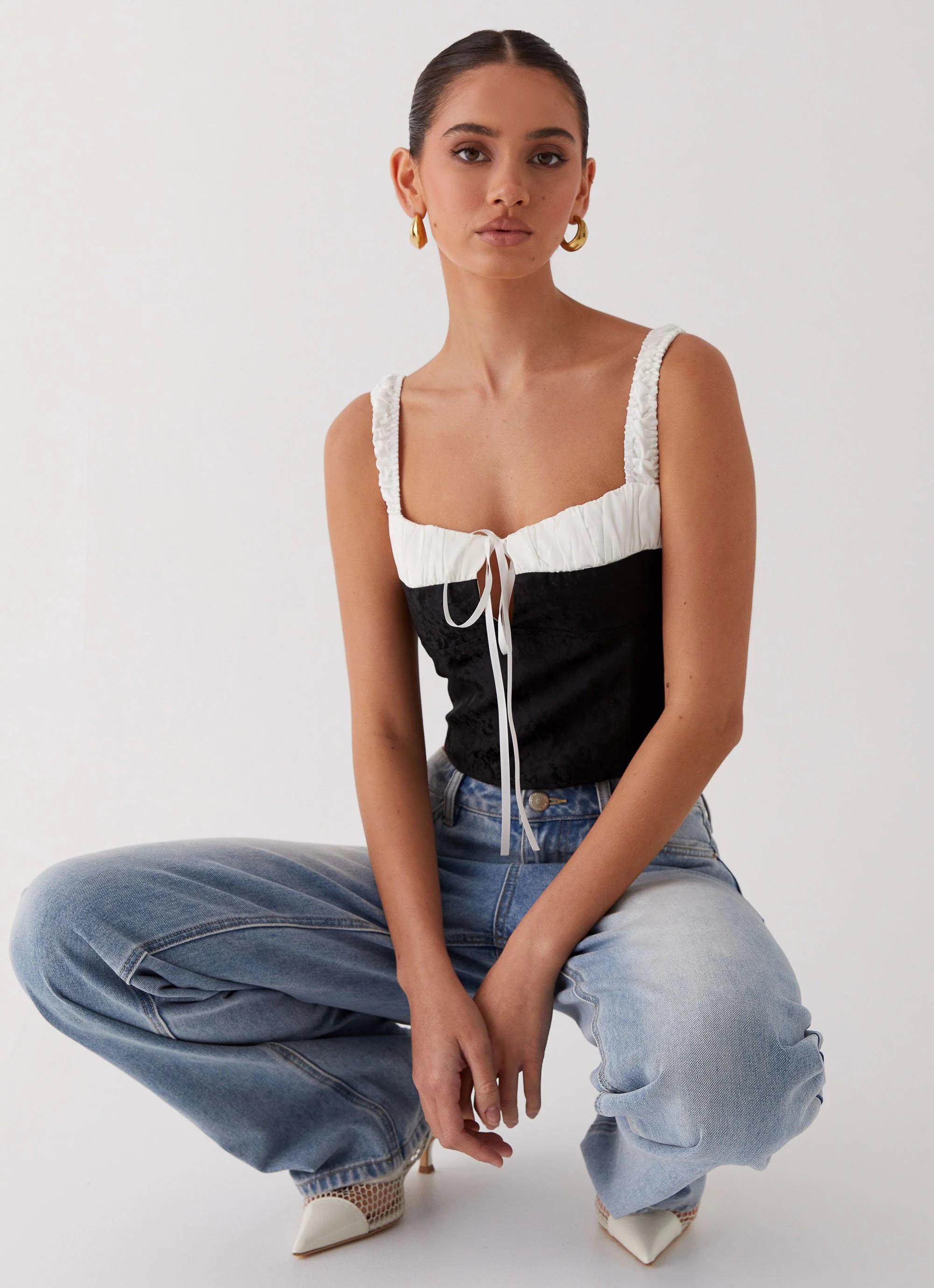 Ryder Bustier Top - Black - Image 3