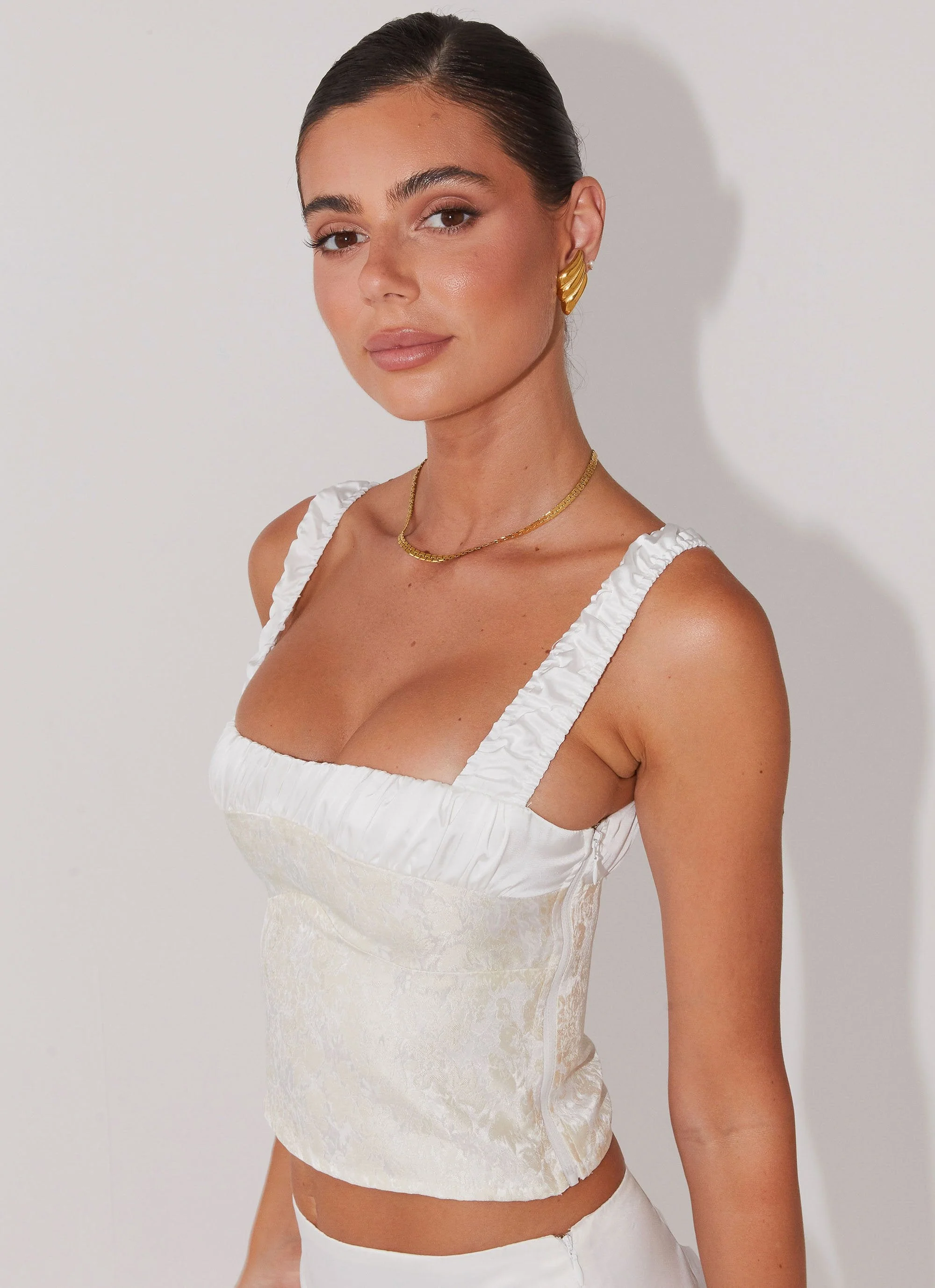 Ryder Bustier Top - Ivory Sky - Image 4