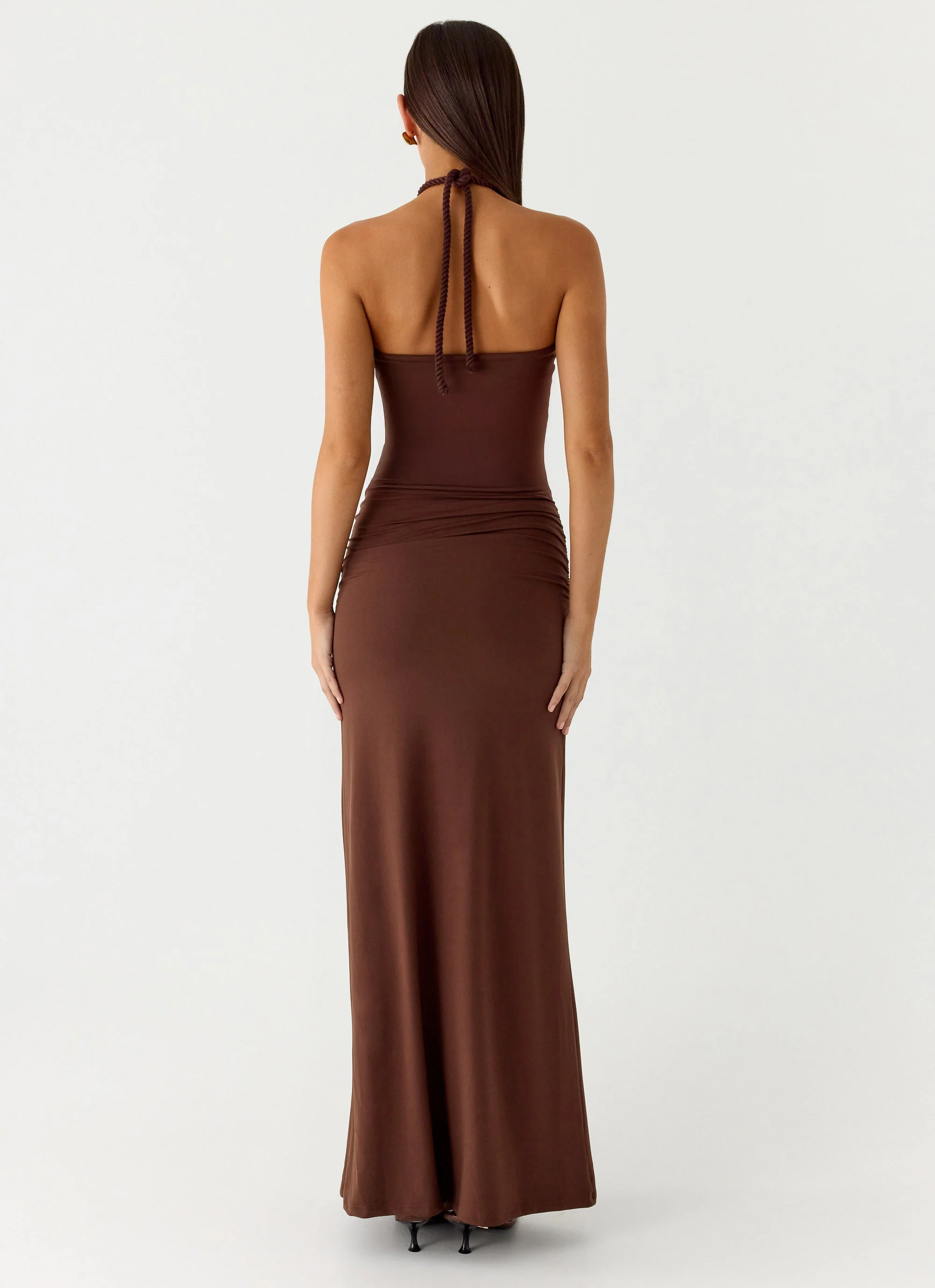 Sacred Maxi Dress - Chocolate - Image 4