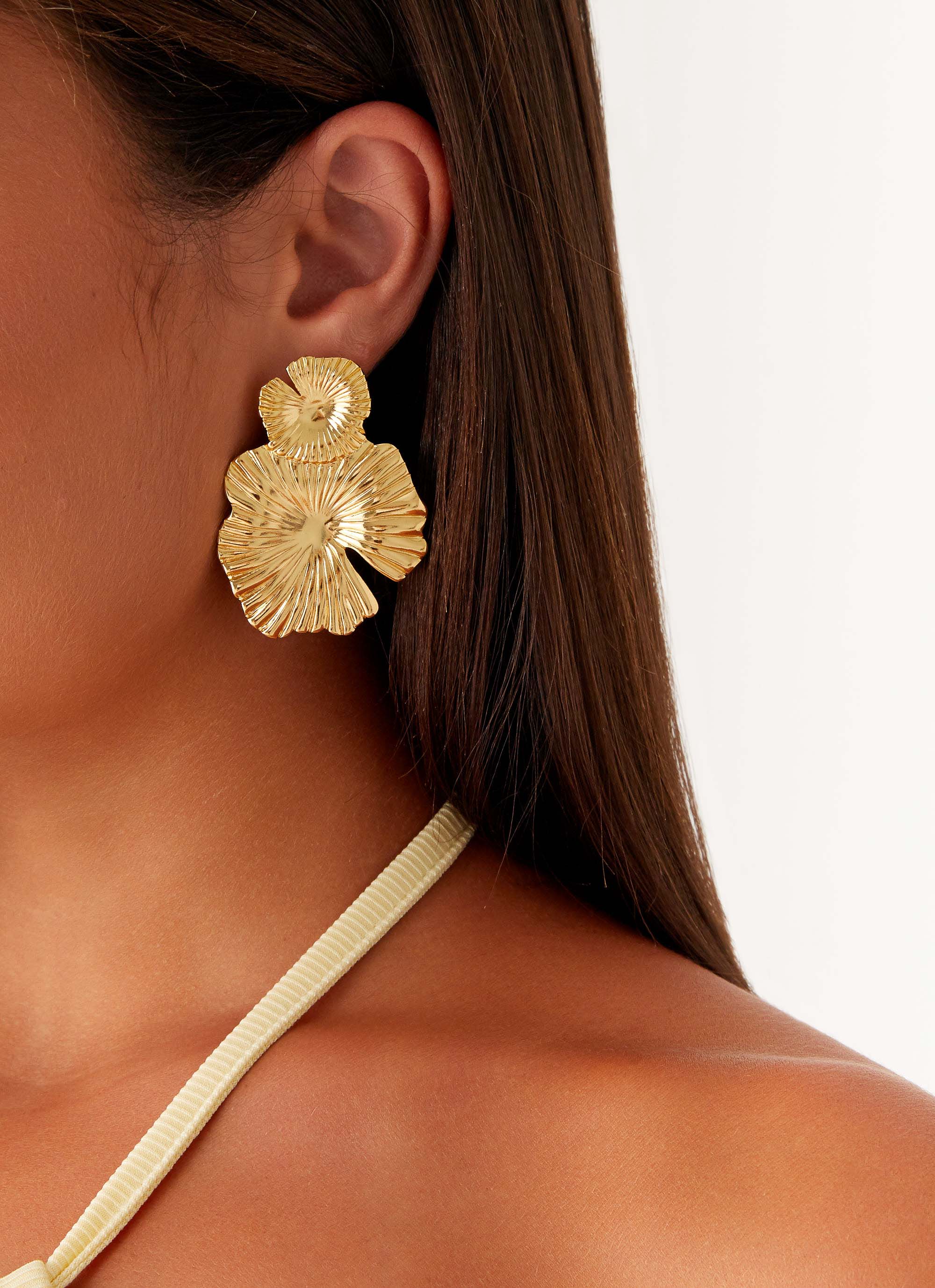 Sahara Earrings - Gold - Image 3