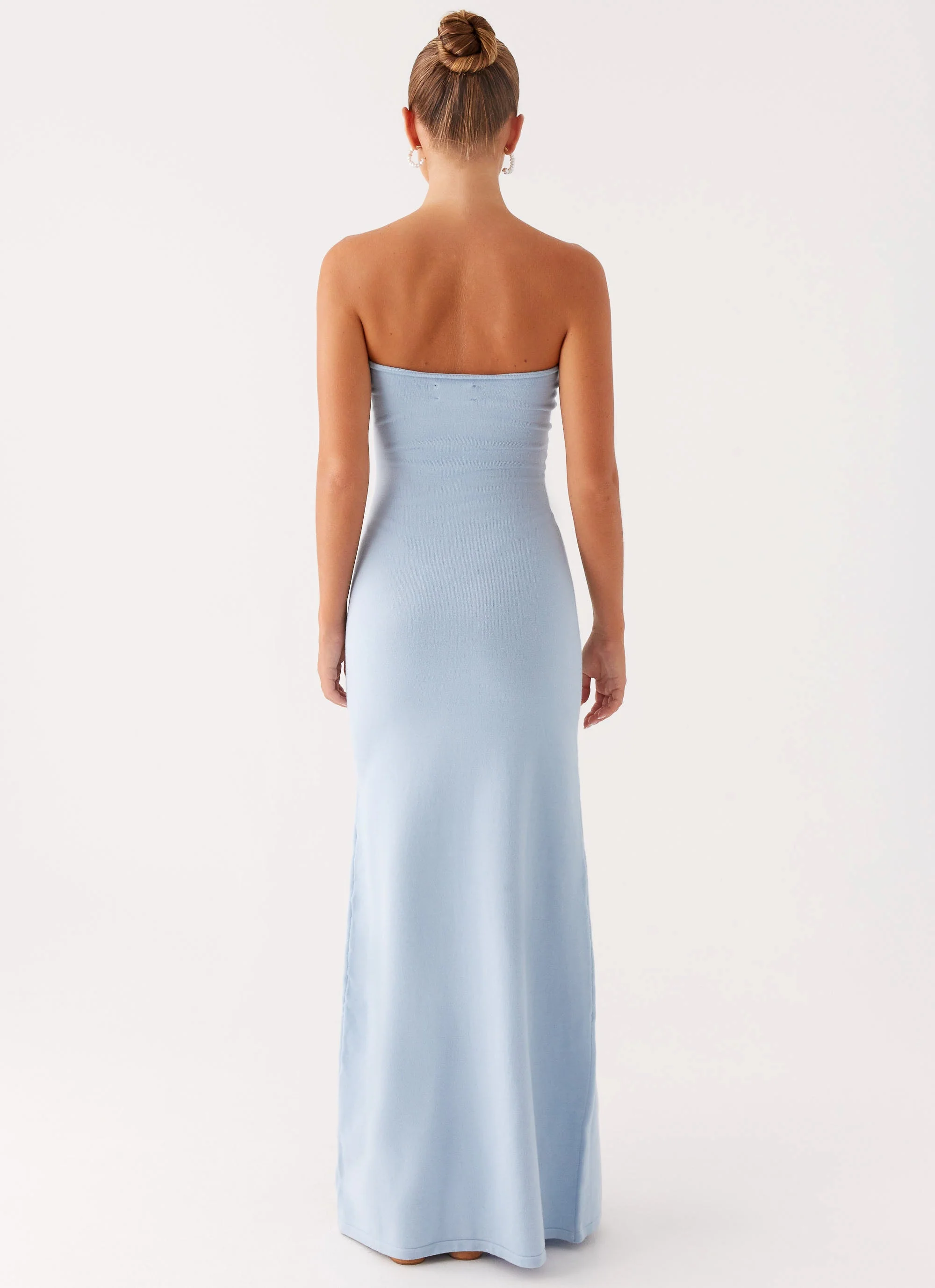 Samson Knit Maxi Dress - Blue - Image 4
