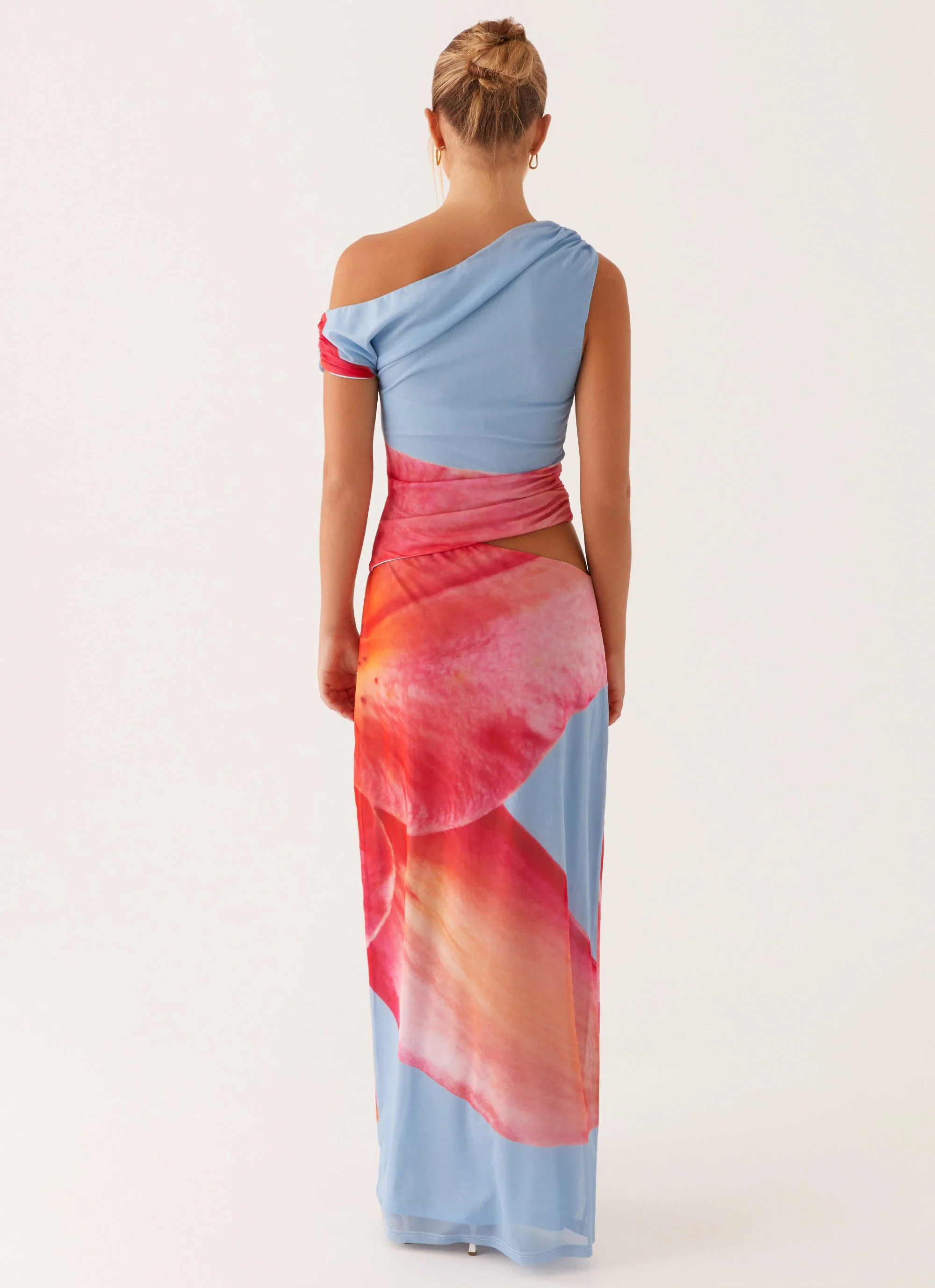 Santa Monica Maxi Dress - Blue Floral - Image 4