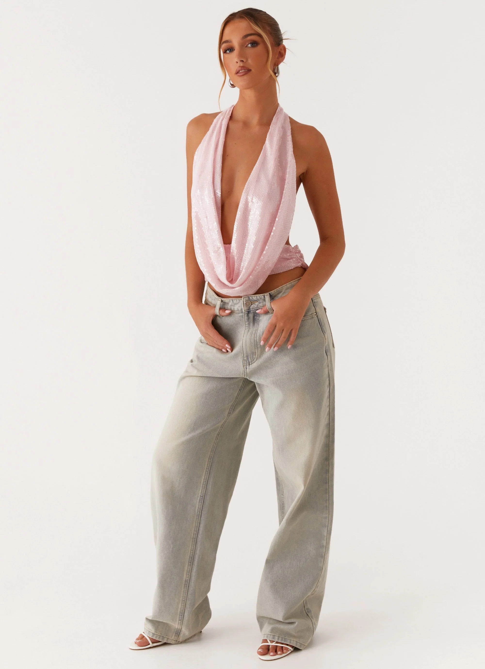 Sawyer Sequin Top - Pink Sequin - Image 6