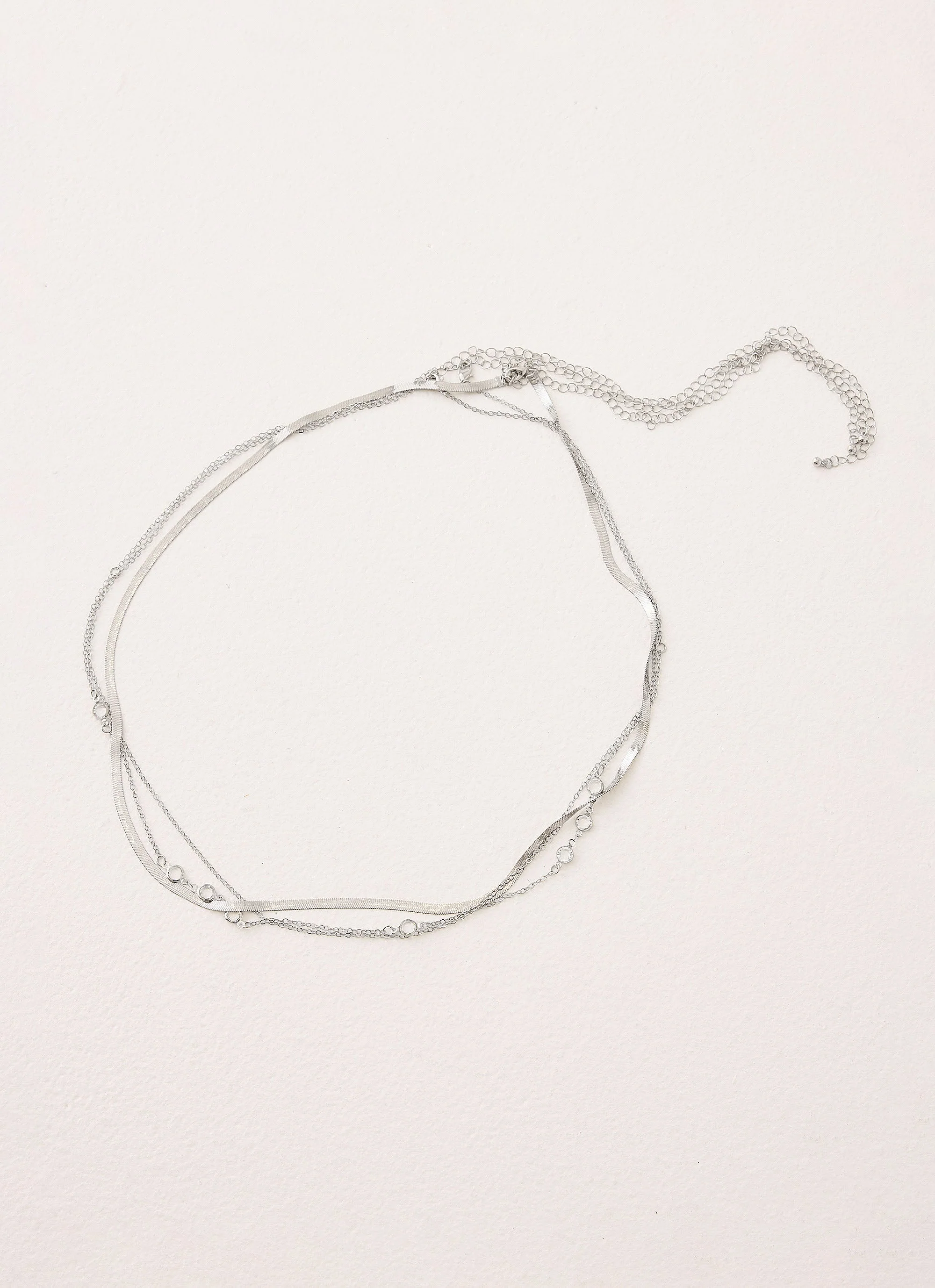 Scene Stealer Belly Chain - Silver