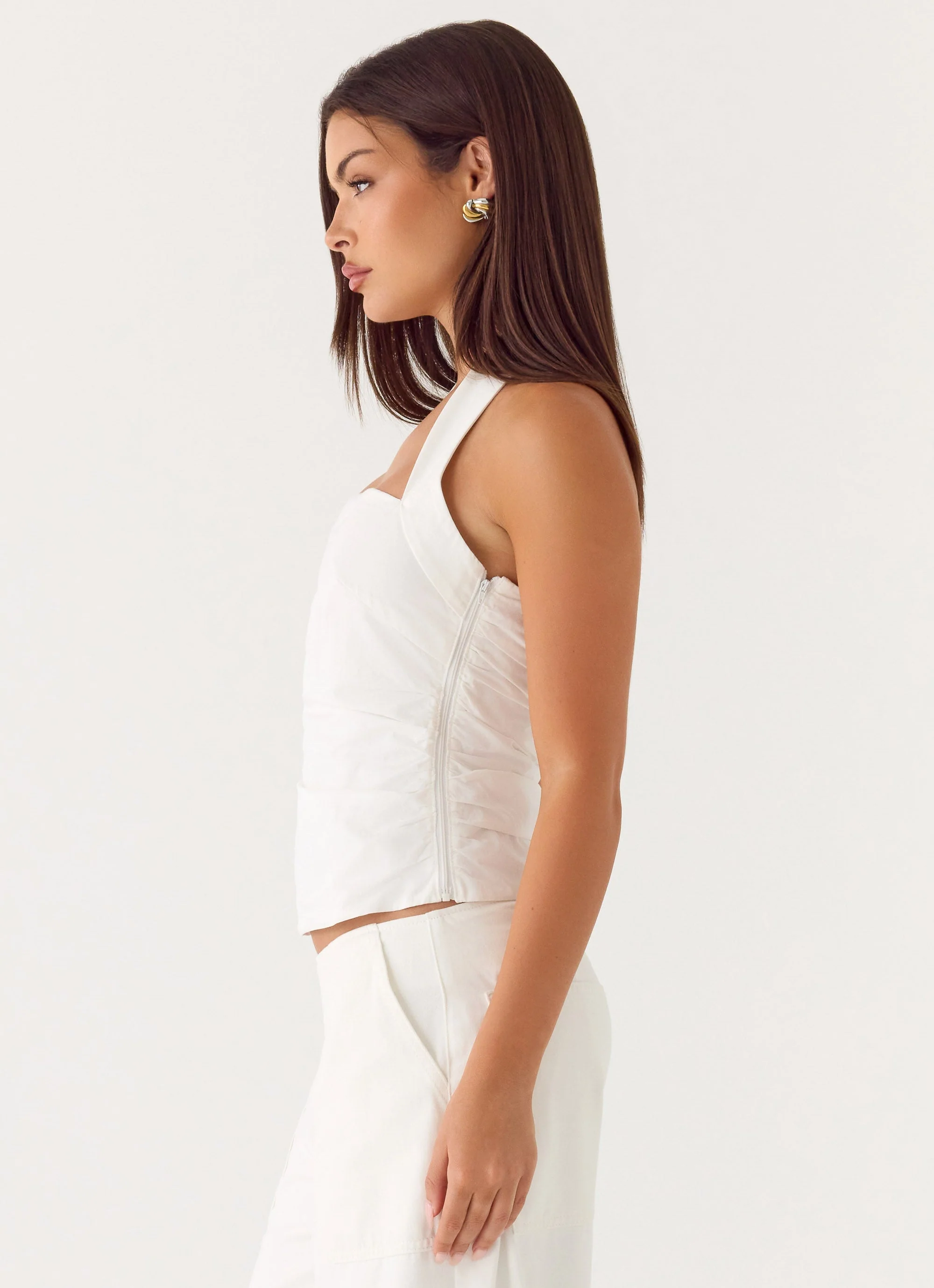 Seethal Halter Top - White - Image 6