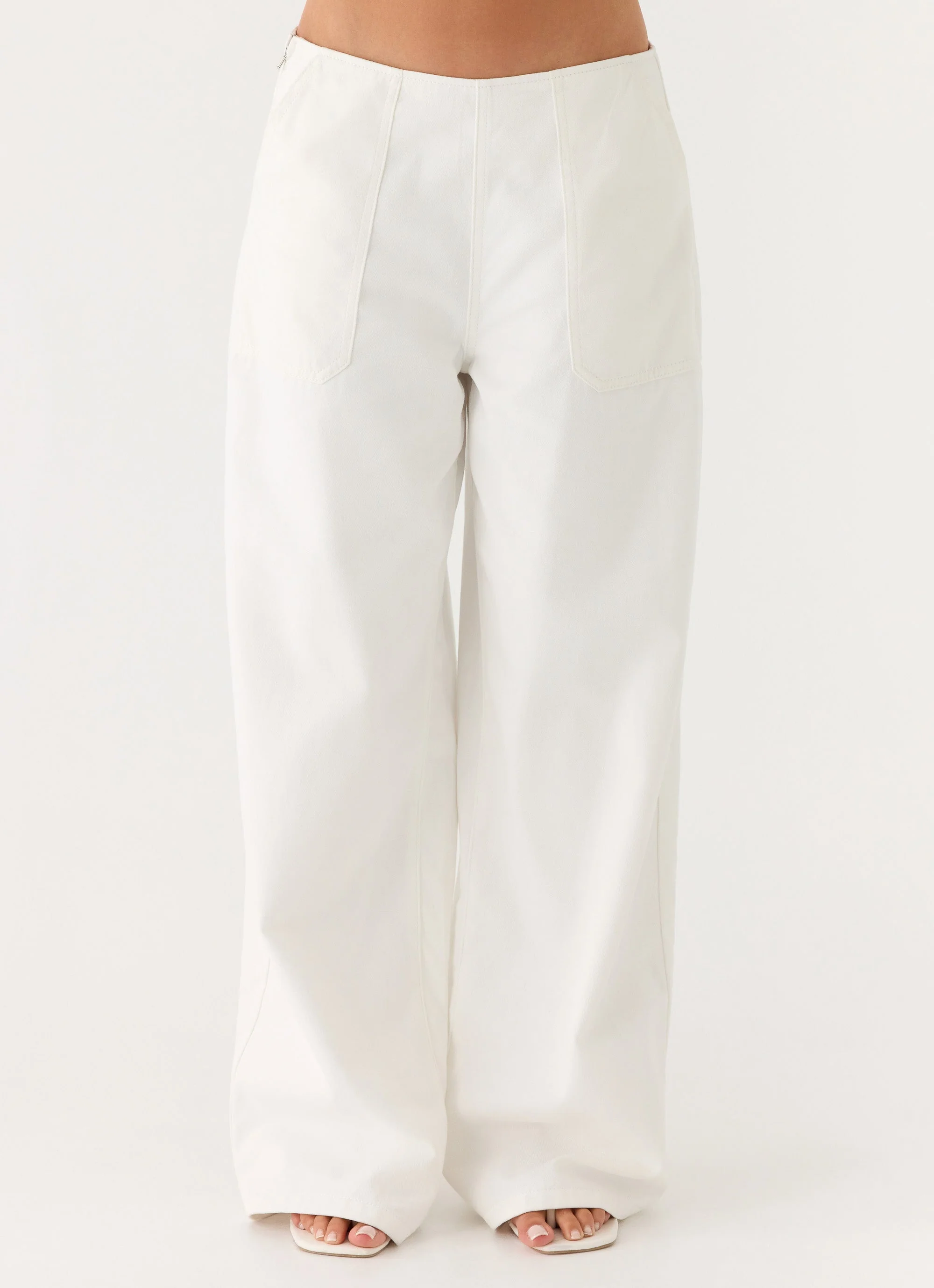 Seethal Low Rise Pants - White - Image 6