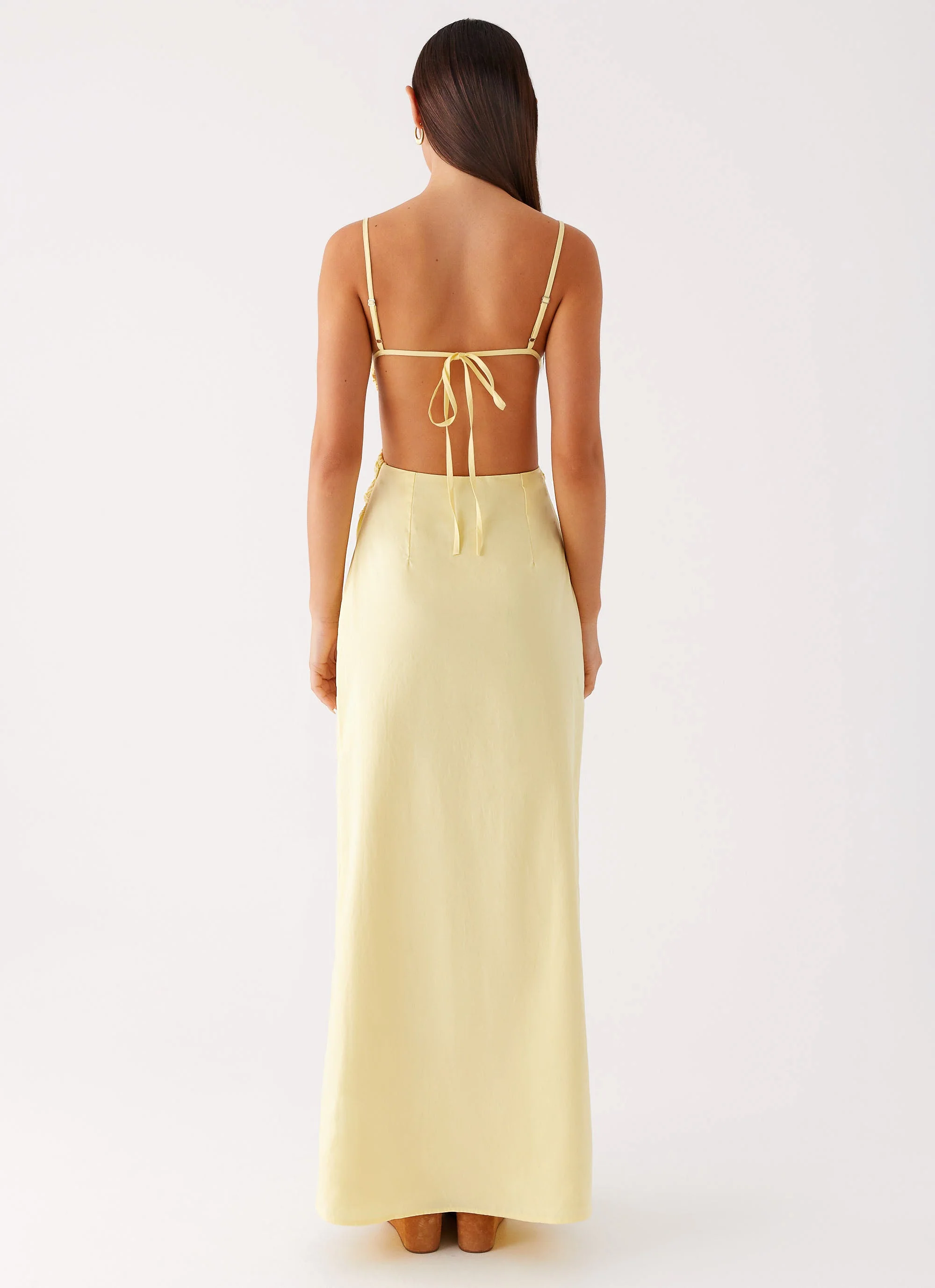 Selah Maxi Dress - Yellow - Image 3