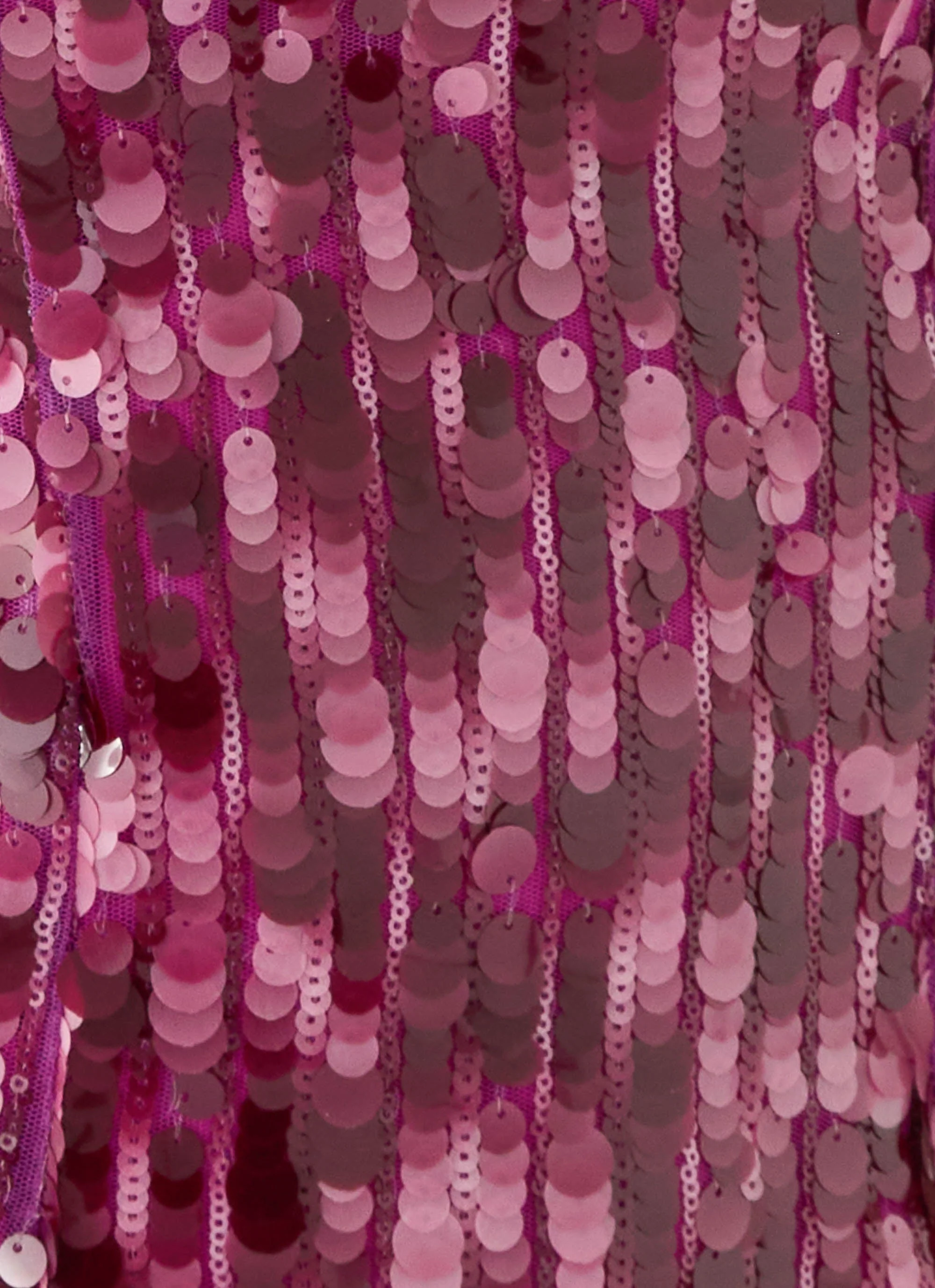 Seliora Sequin Mini Dress - Plum - Image 5