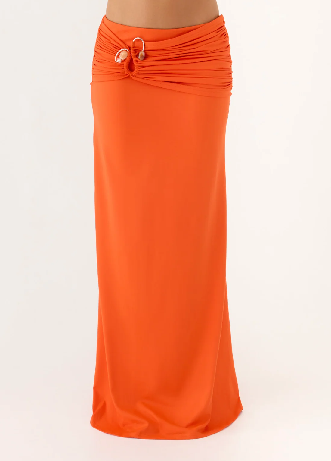 Selmah Hardware Maxi Skirt - Tangerine - Image 9