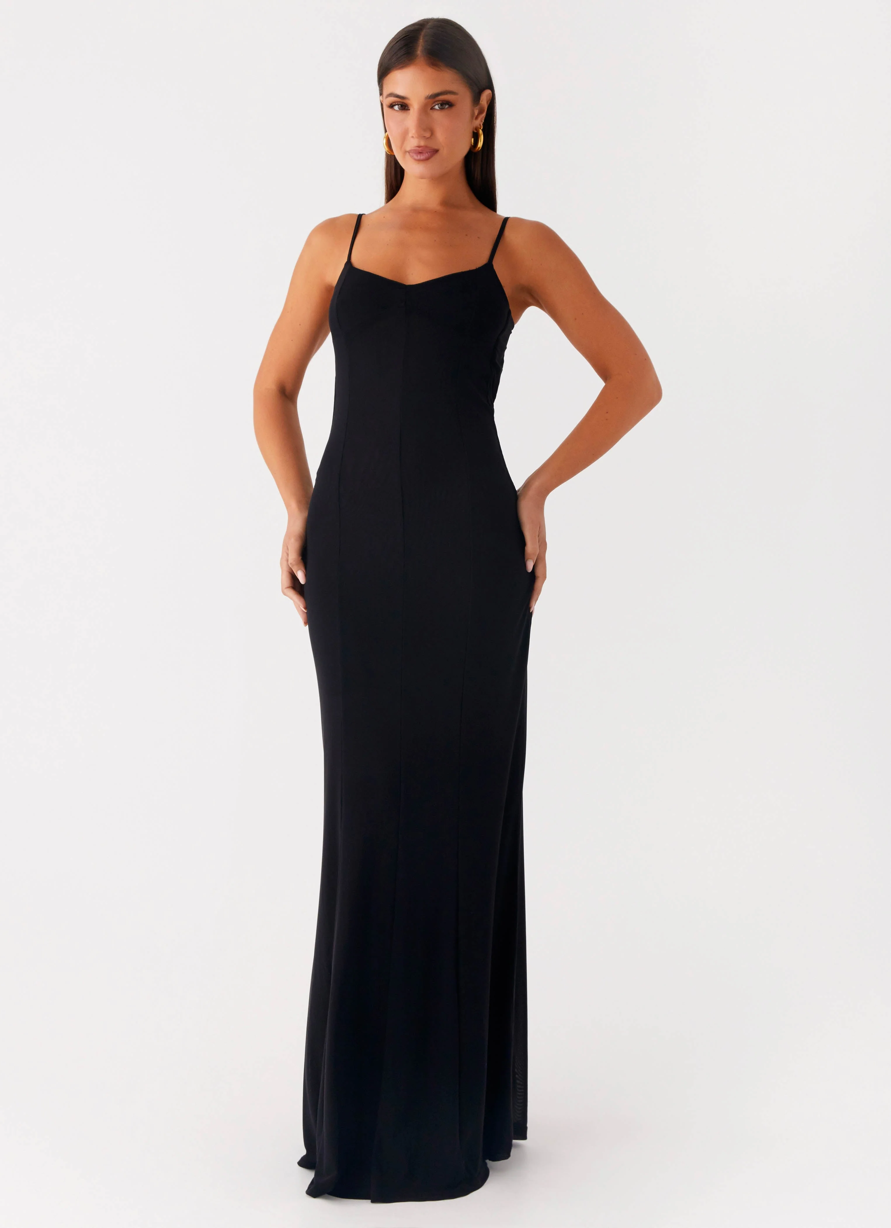 Serene Escape Maxi Dress - Black - Image 4
