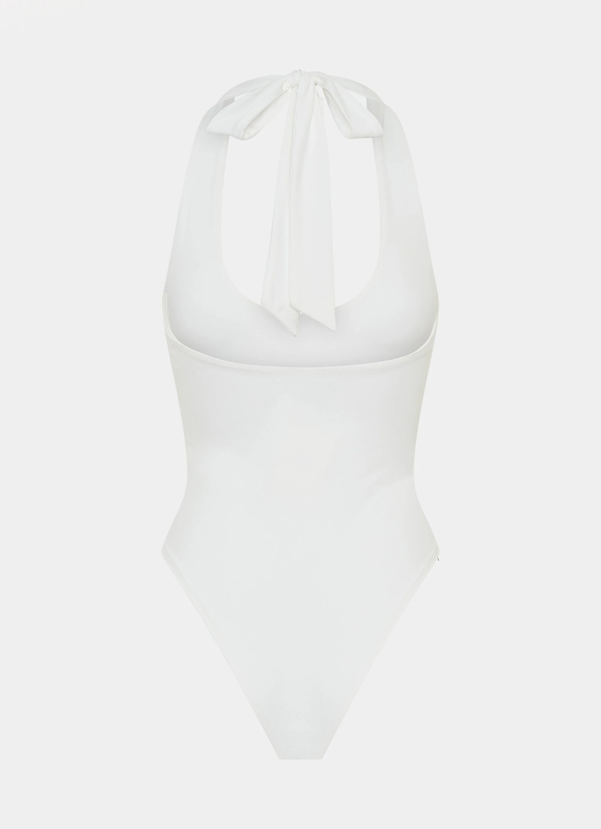 Set The Scene Halter Bodysuit - White - Image 8