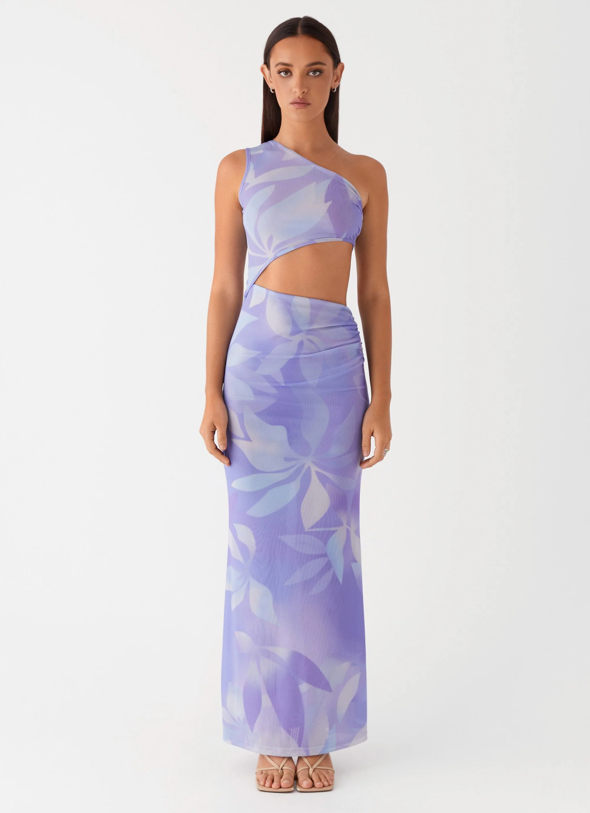 Shadows In The Sun Mesh Maxi Dress - Purple Rain - Image 2