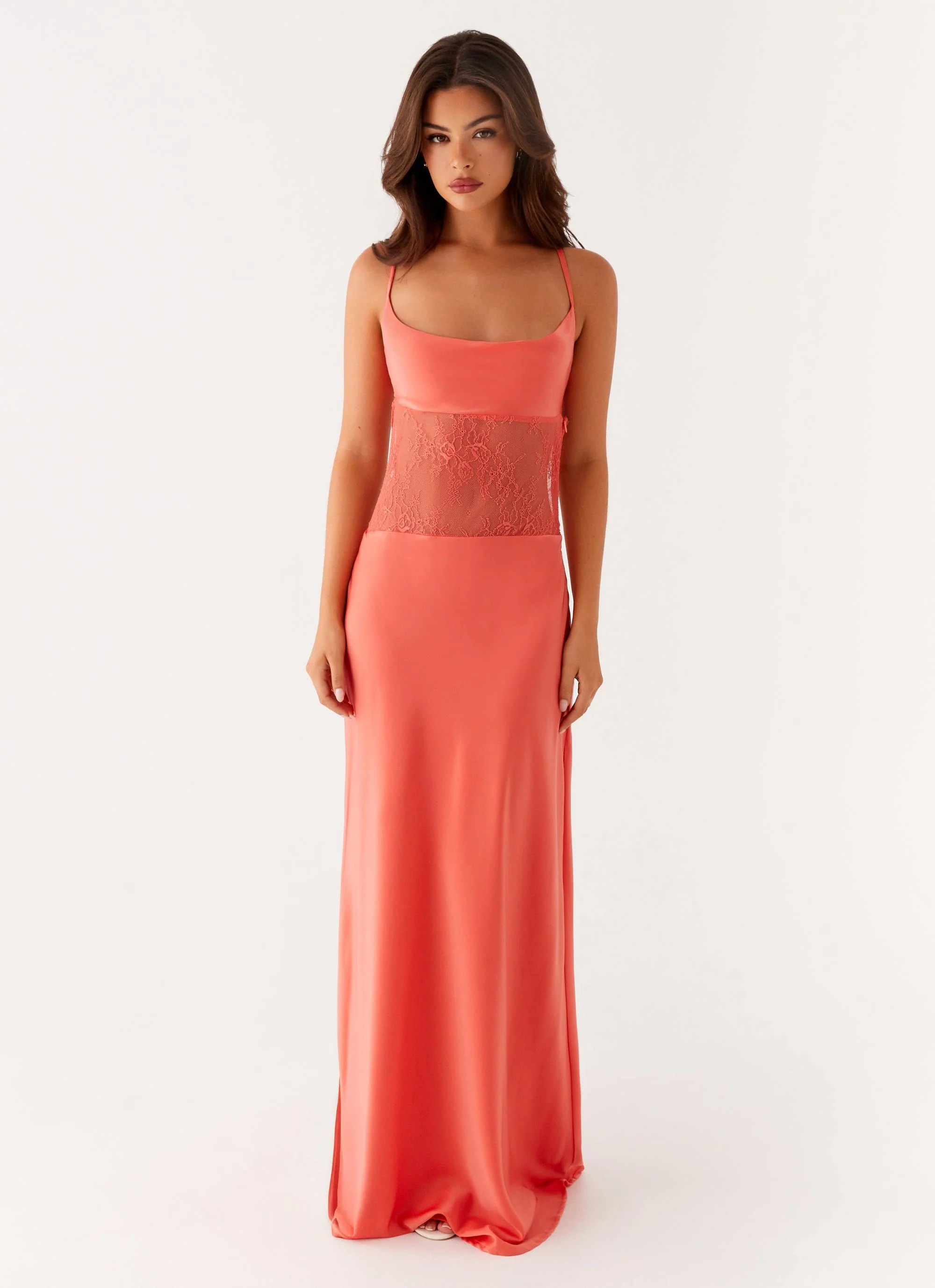 Shae Maxi Dress - Tangerine - Image 2
