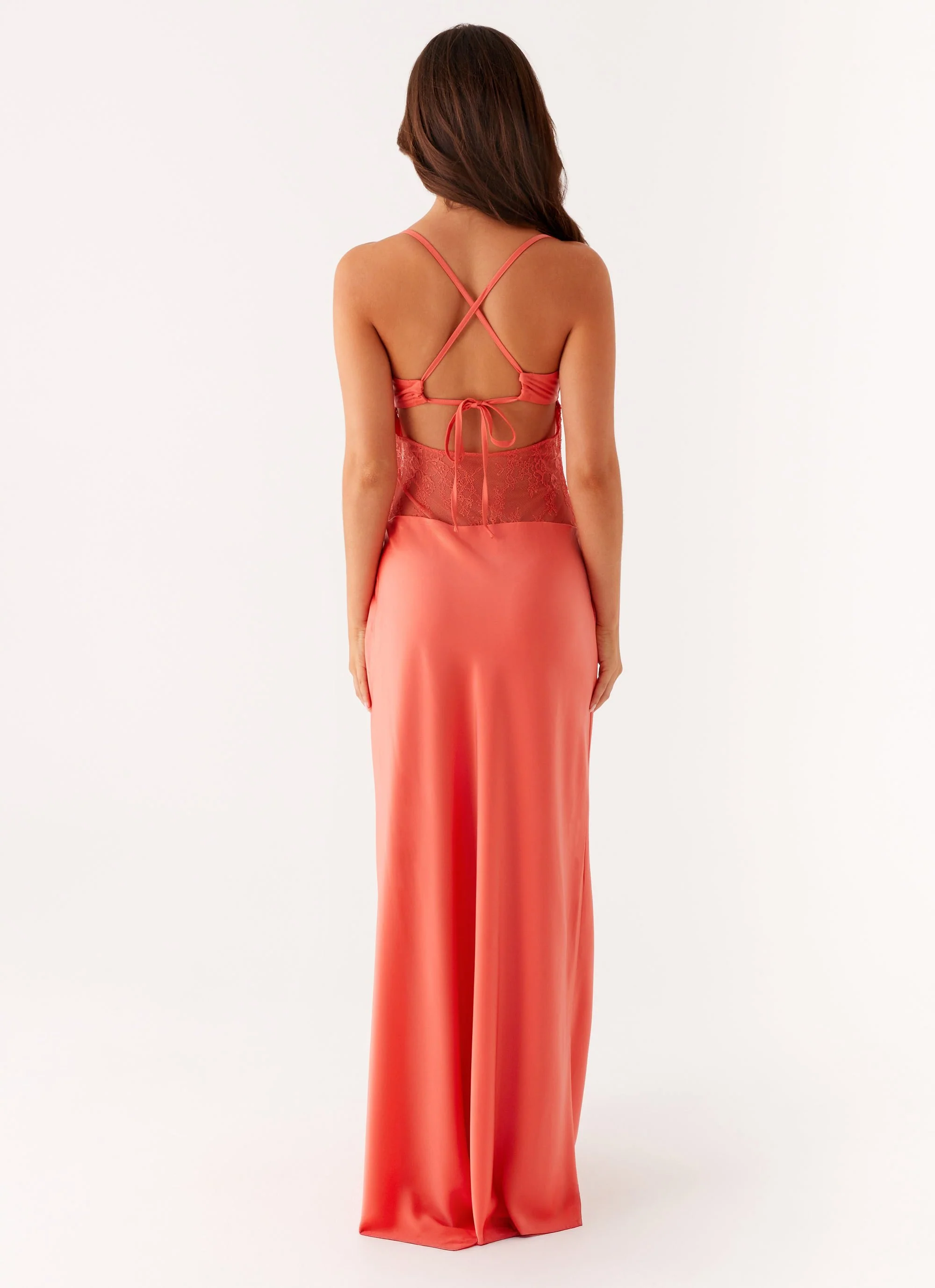 Shae Maxi Dress - Tangerine - Image 4