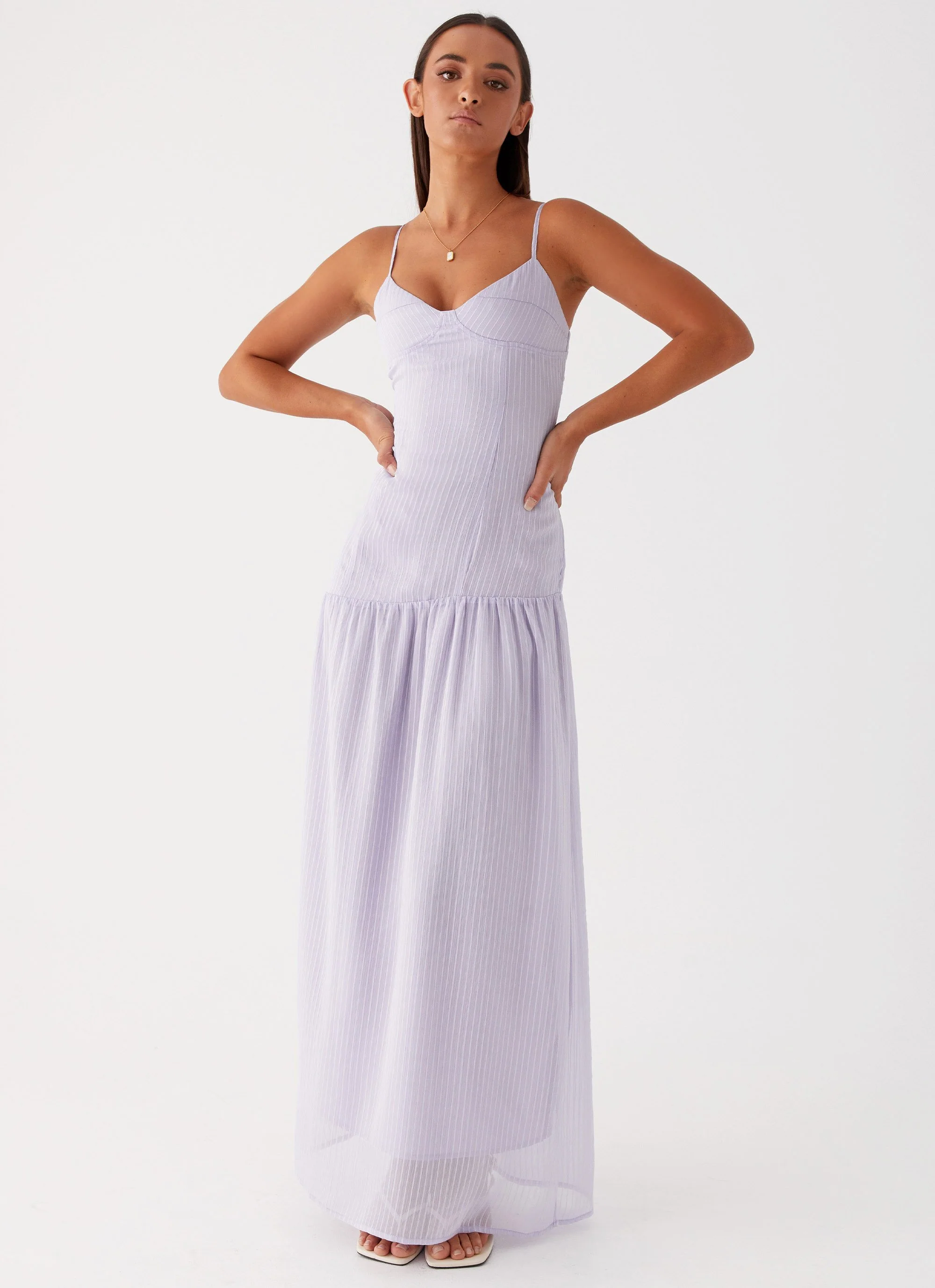 Shania Maxi Dress - Lavender - Image 5