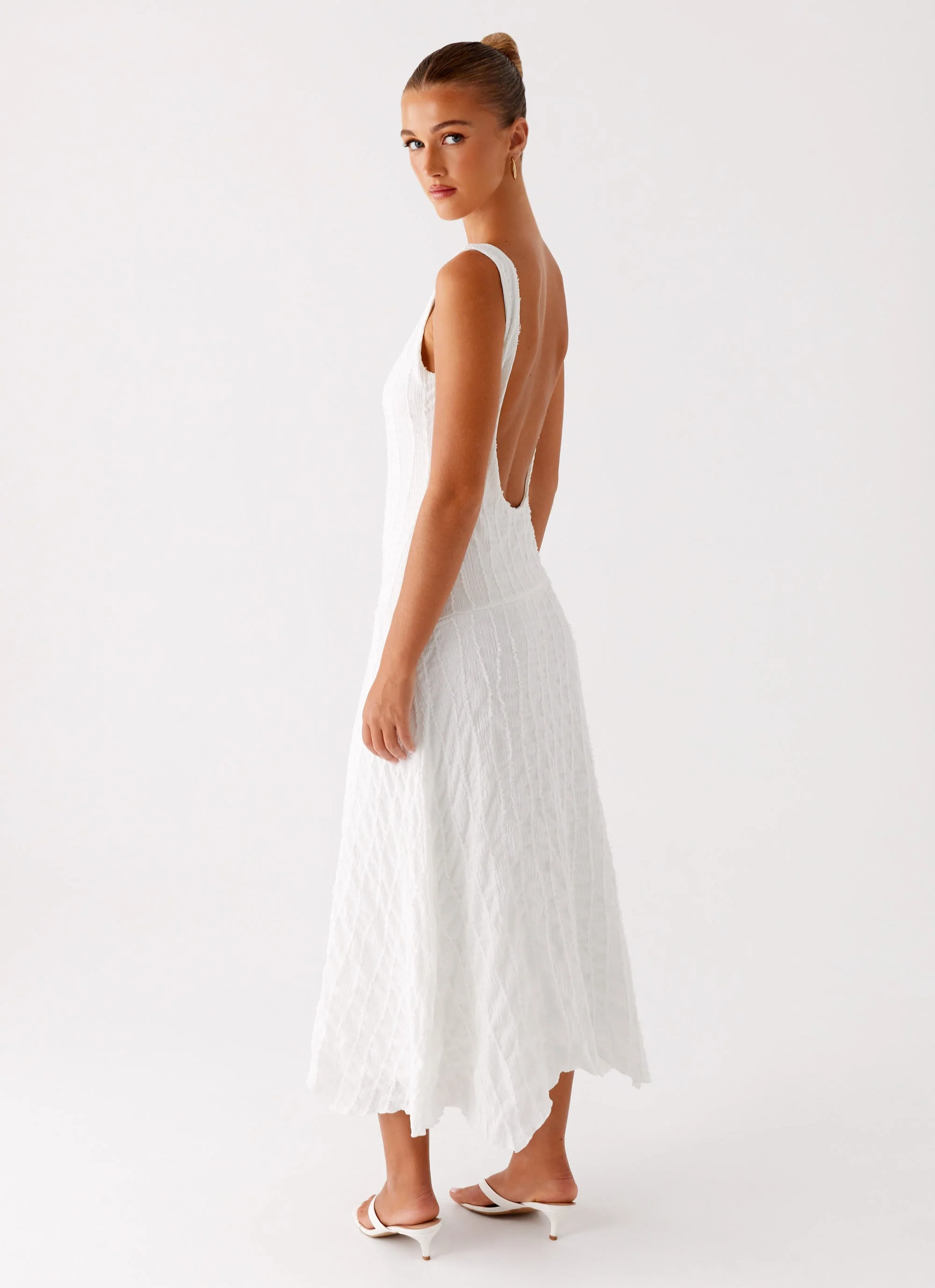 Sharni Midi Dress - Ivory - Image 6