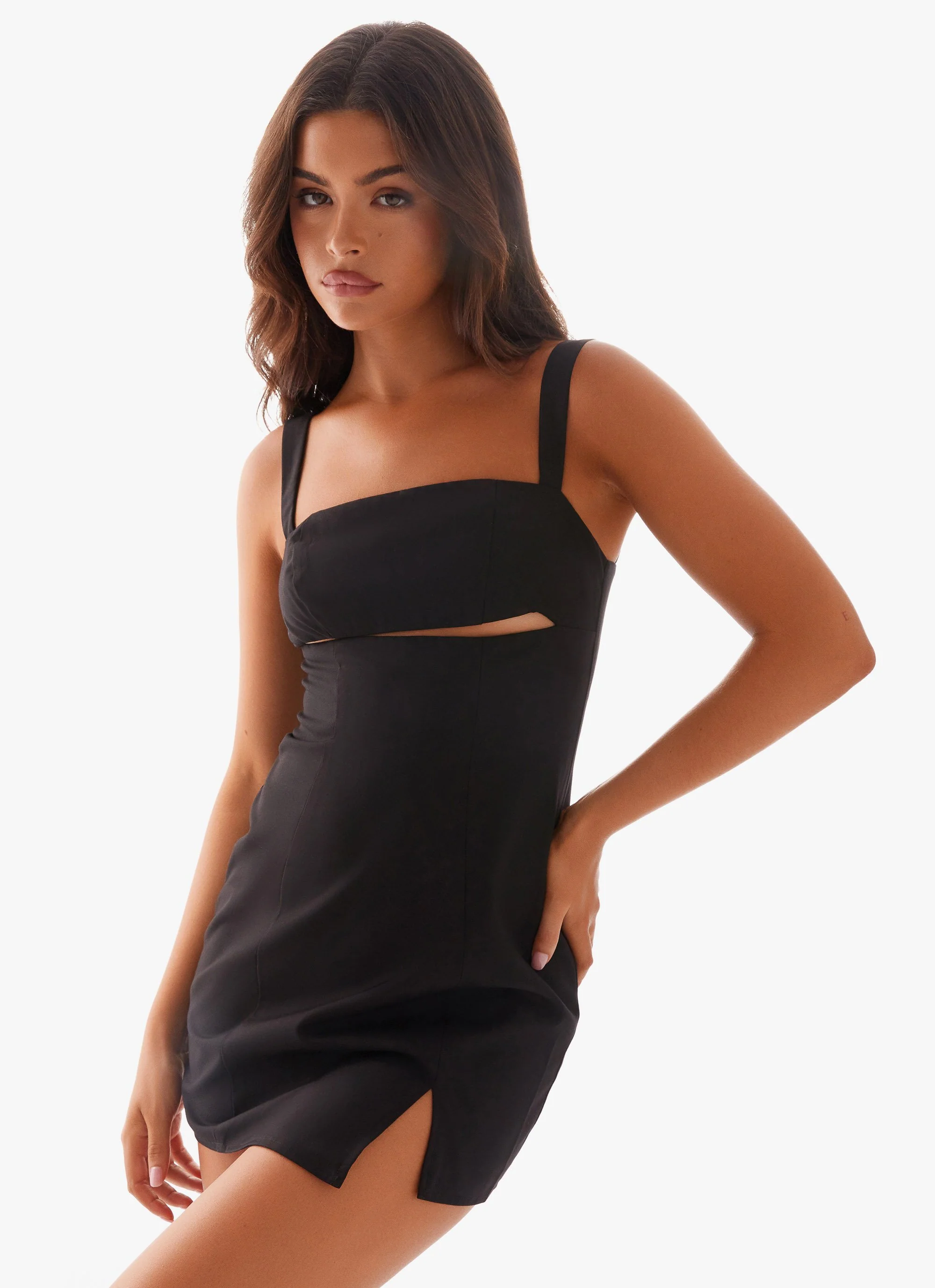 Shea Cut Out Mini Dress - Black - Image 6