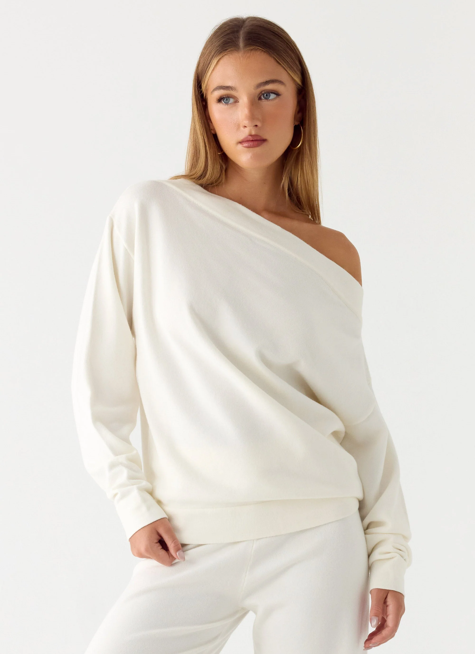 Sherlee Knit Sweater - White - Image 5