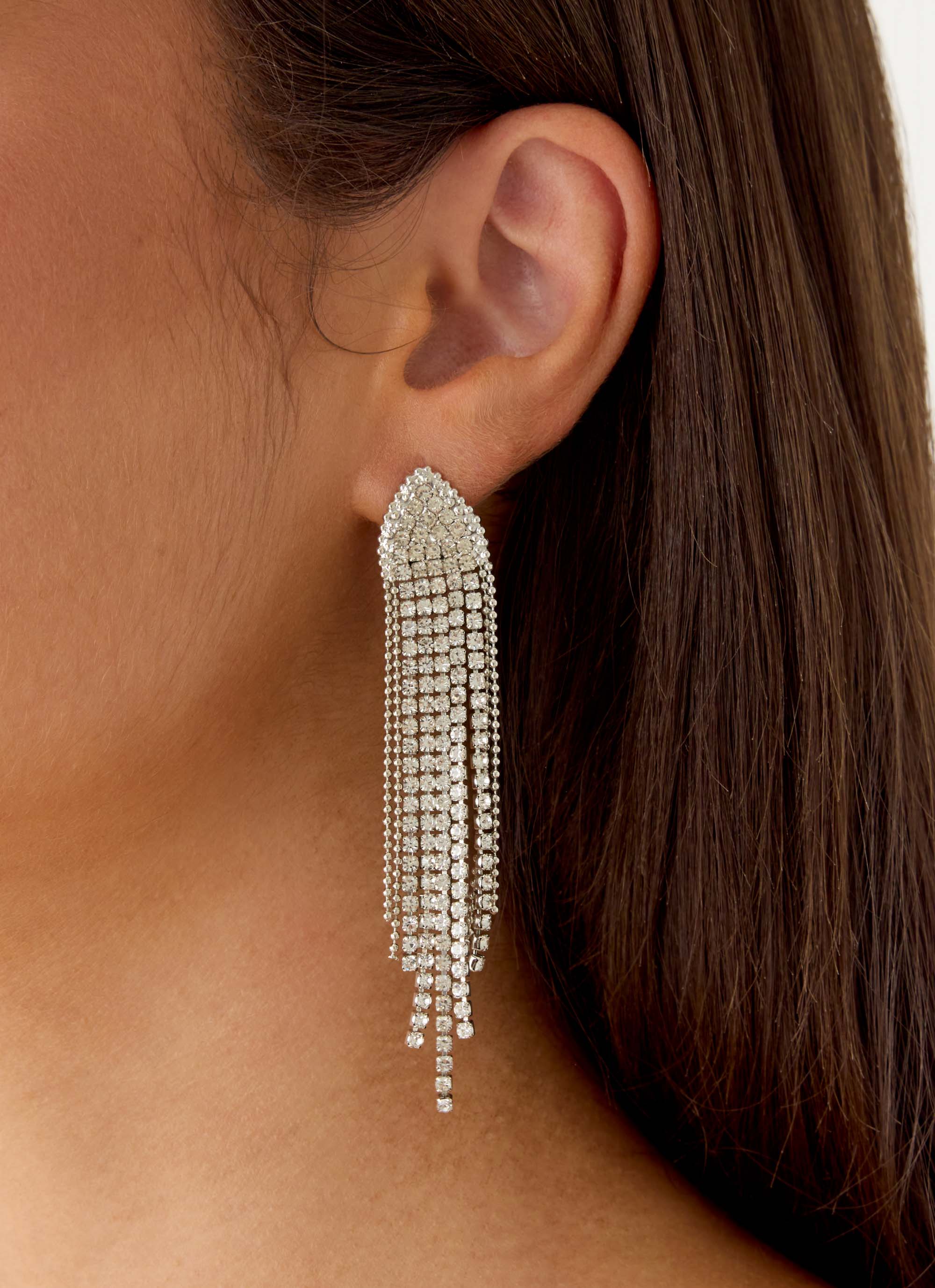 Shine For Me Earrings - Silver - Image 2