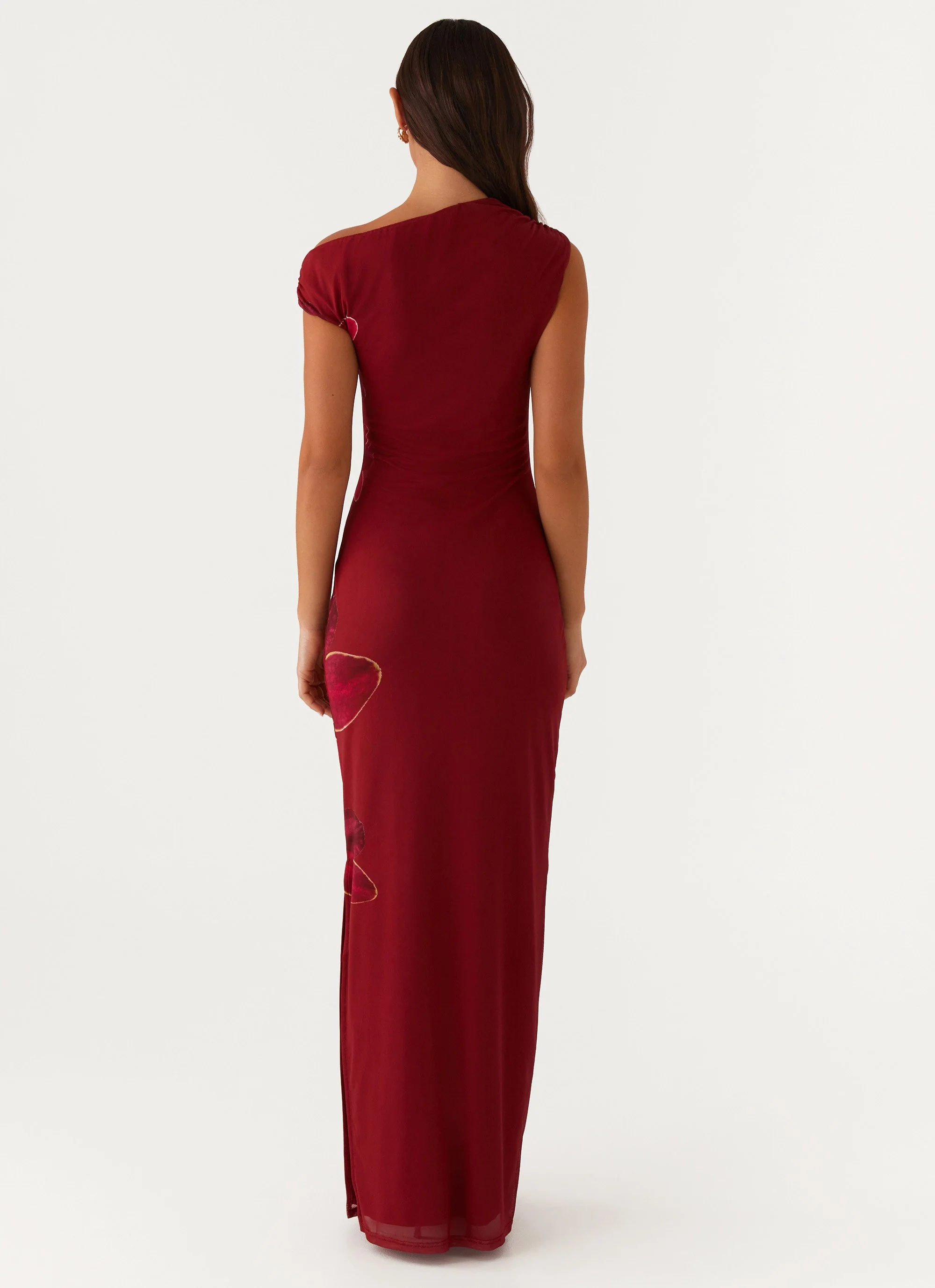 Showtime Maxi Dress - Maroon - Image 4
