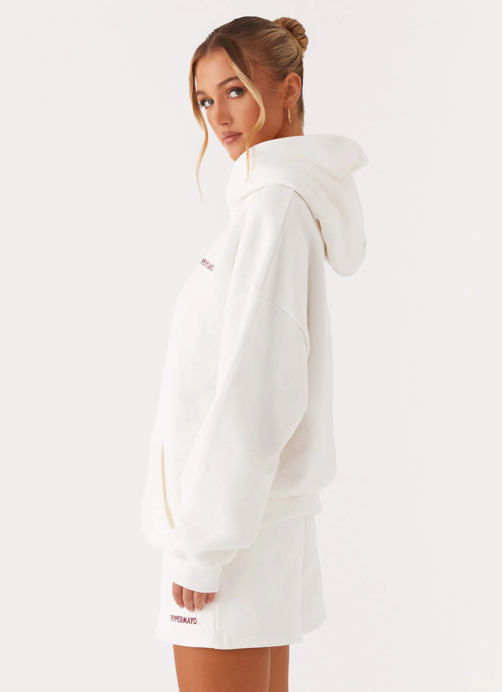 Signature Oversized Hoodie - Ivory - Image 4