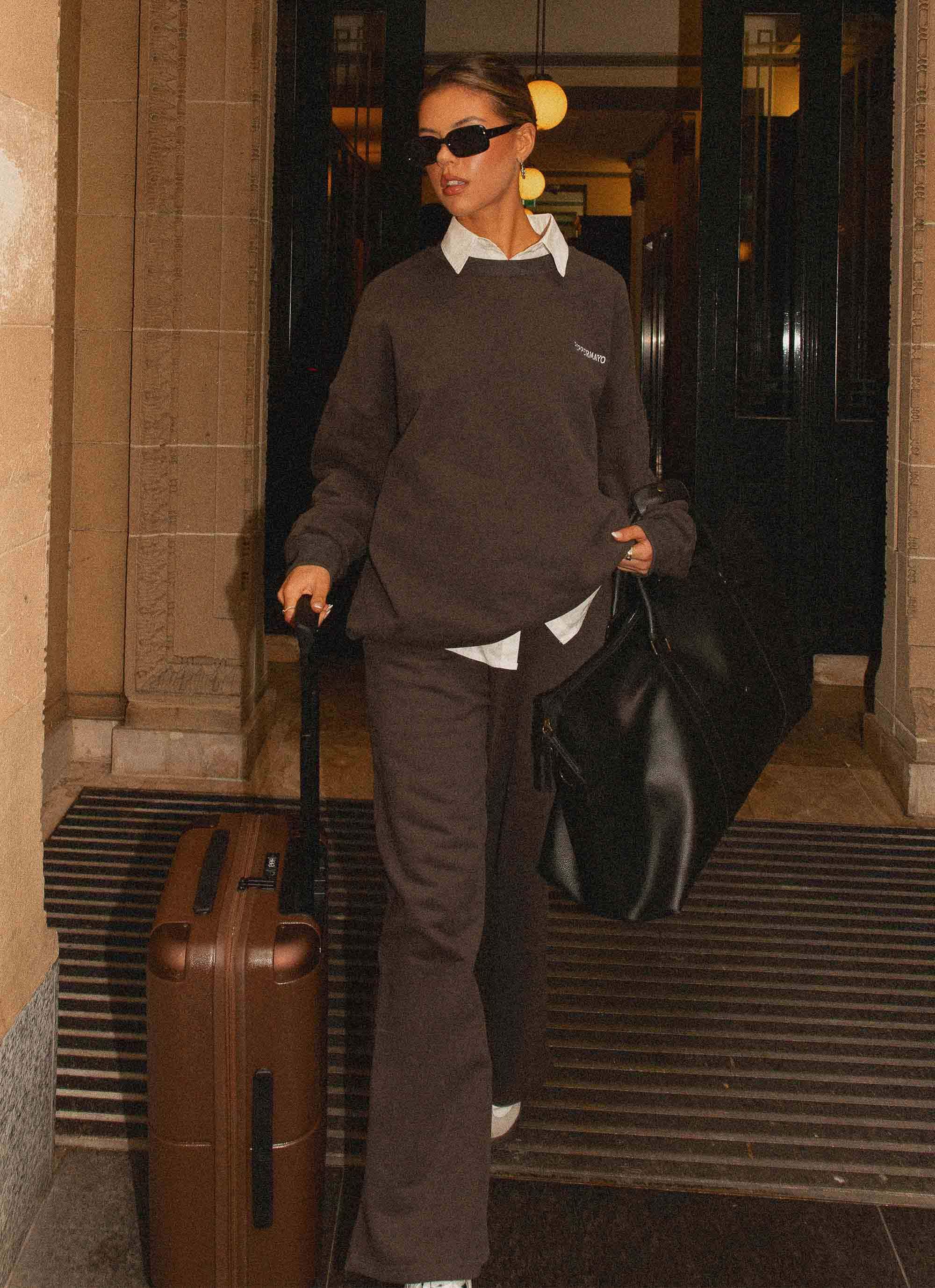 Signature Oversized Sweatshirt - Charcoal - Image 8
