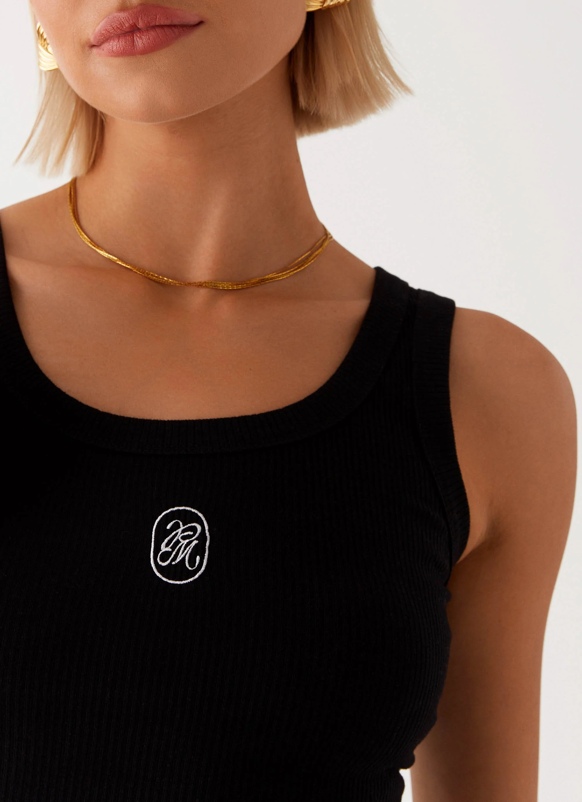 Signature Tank Top - Black - Image 6