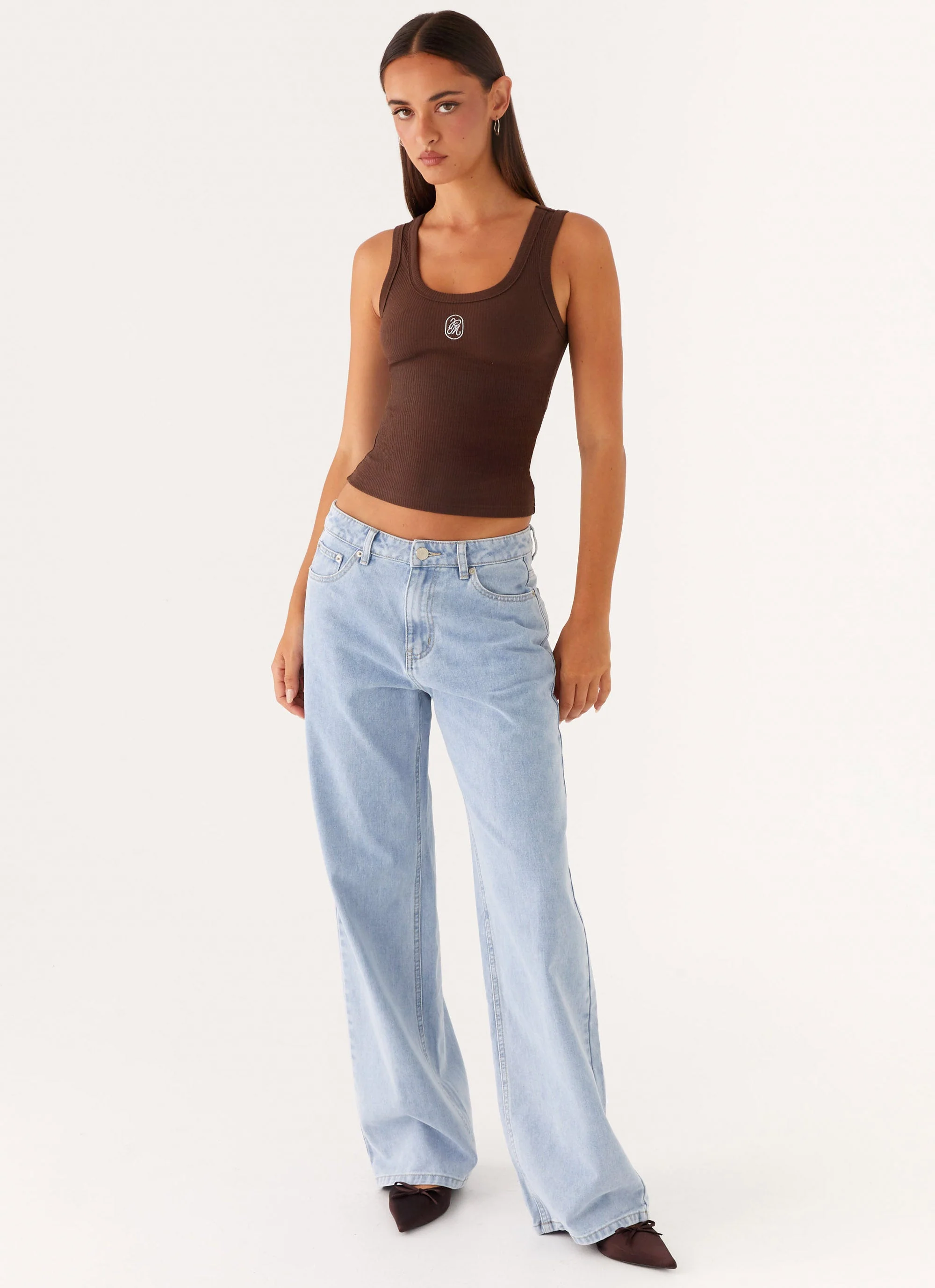 Signature Tank Top - Chocolate - Image 5